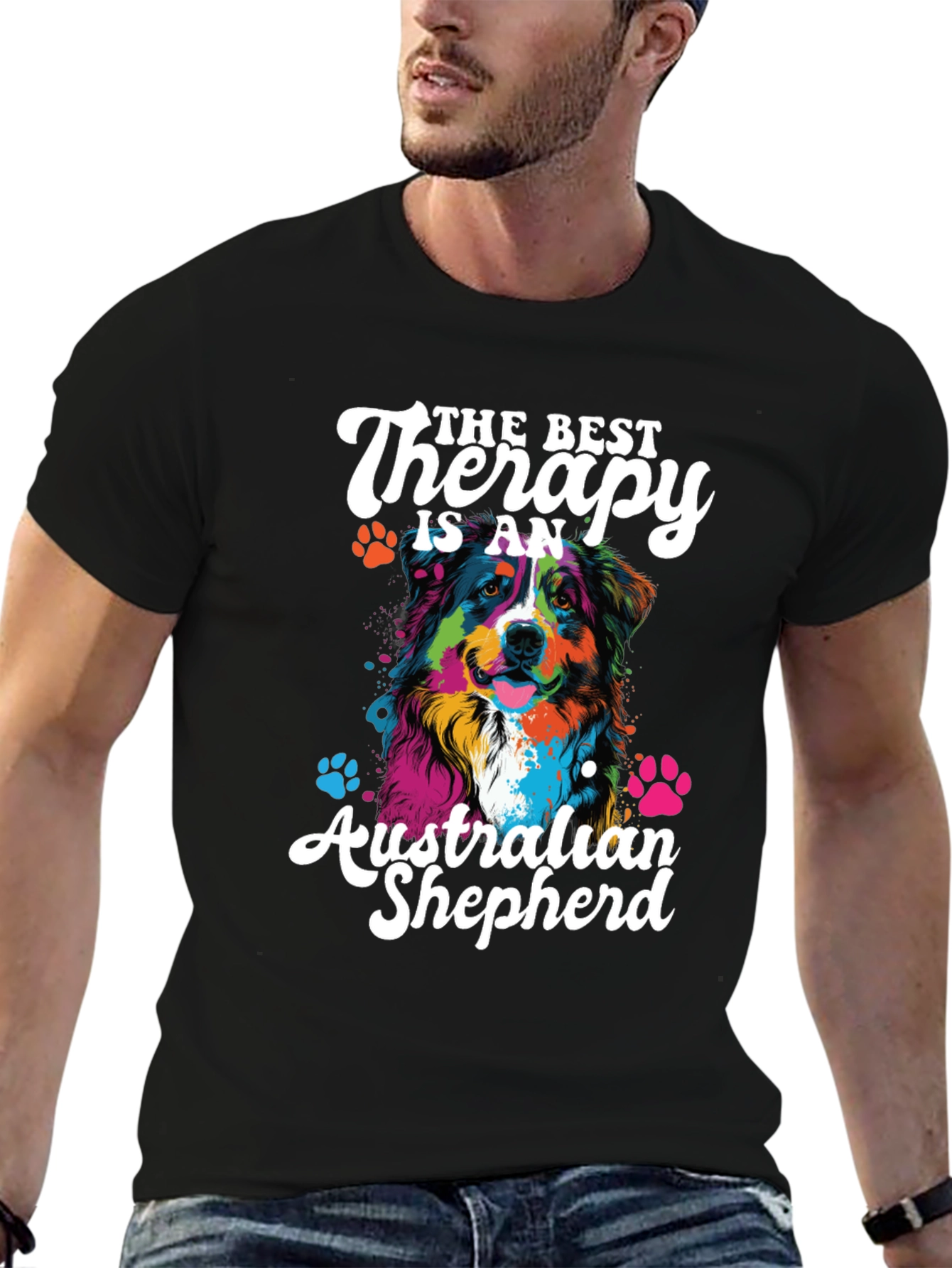 Australian Shepherd Therapy T-Shirt