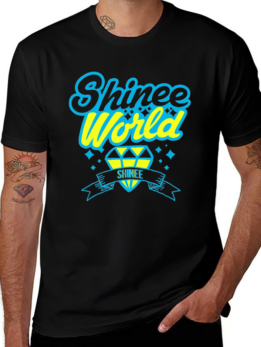 Shinee World Graphic T-Shirt - Kpop Merchandise