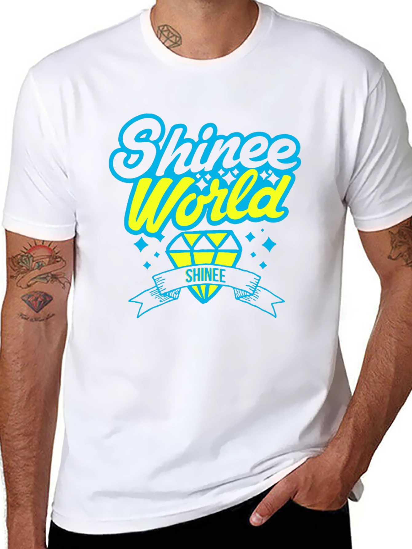 Shinee World Graphic T-Shirt - Kpop Merchandise