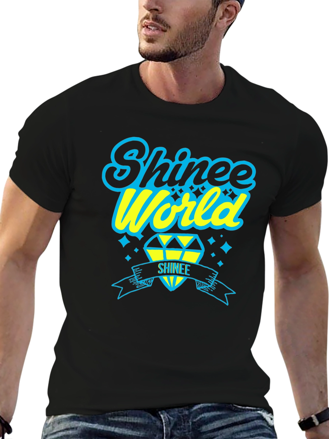 Shinee World Graphic T-Shirt - Kpop Merchandise