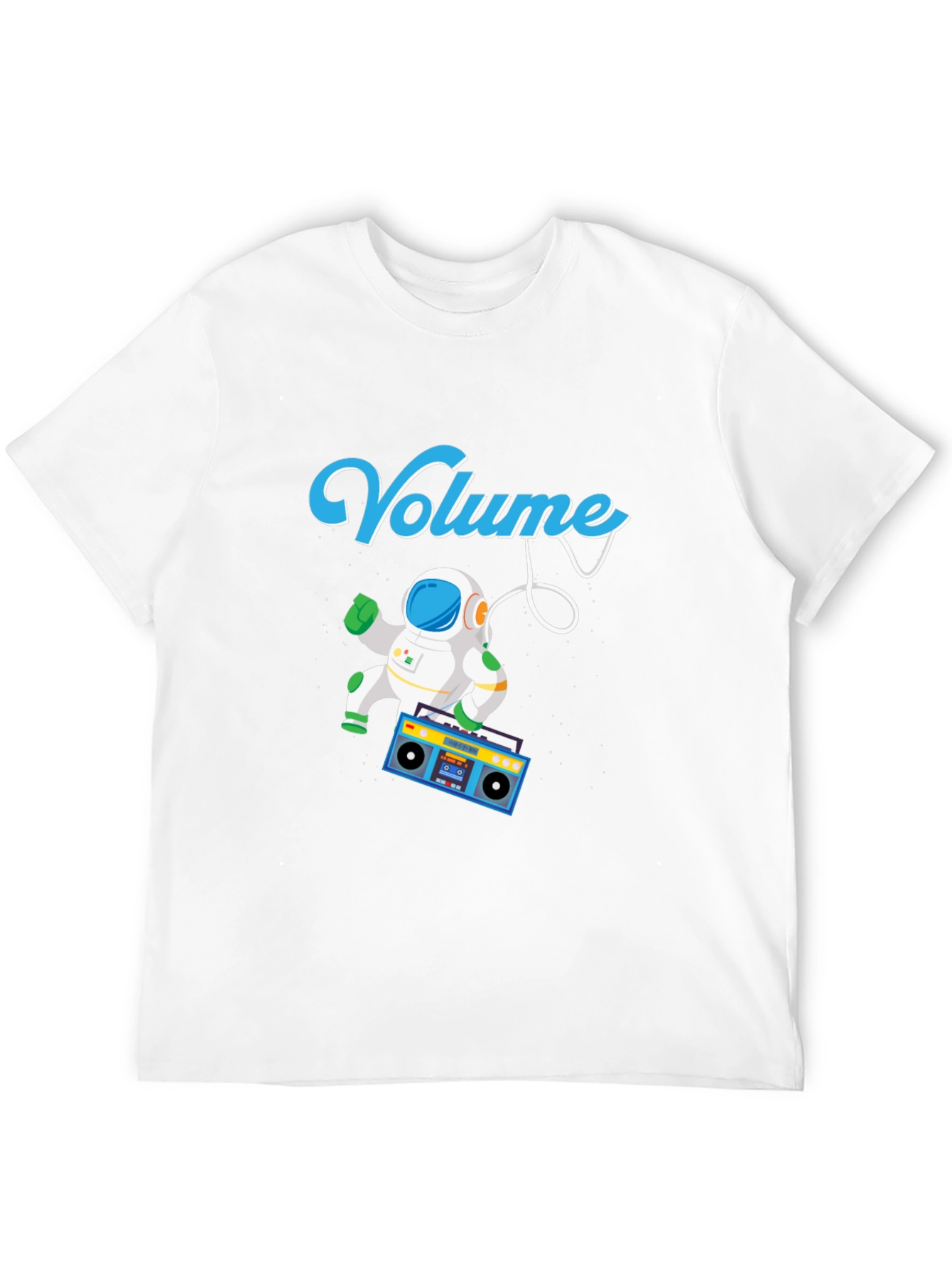 Volume Astronaut T-Shirt - Space Boombox