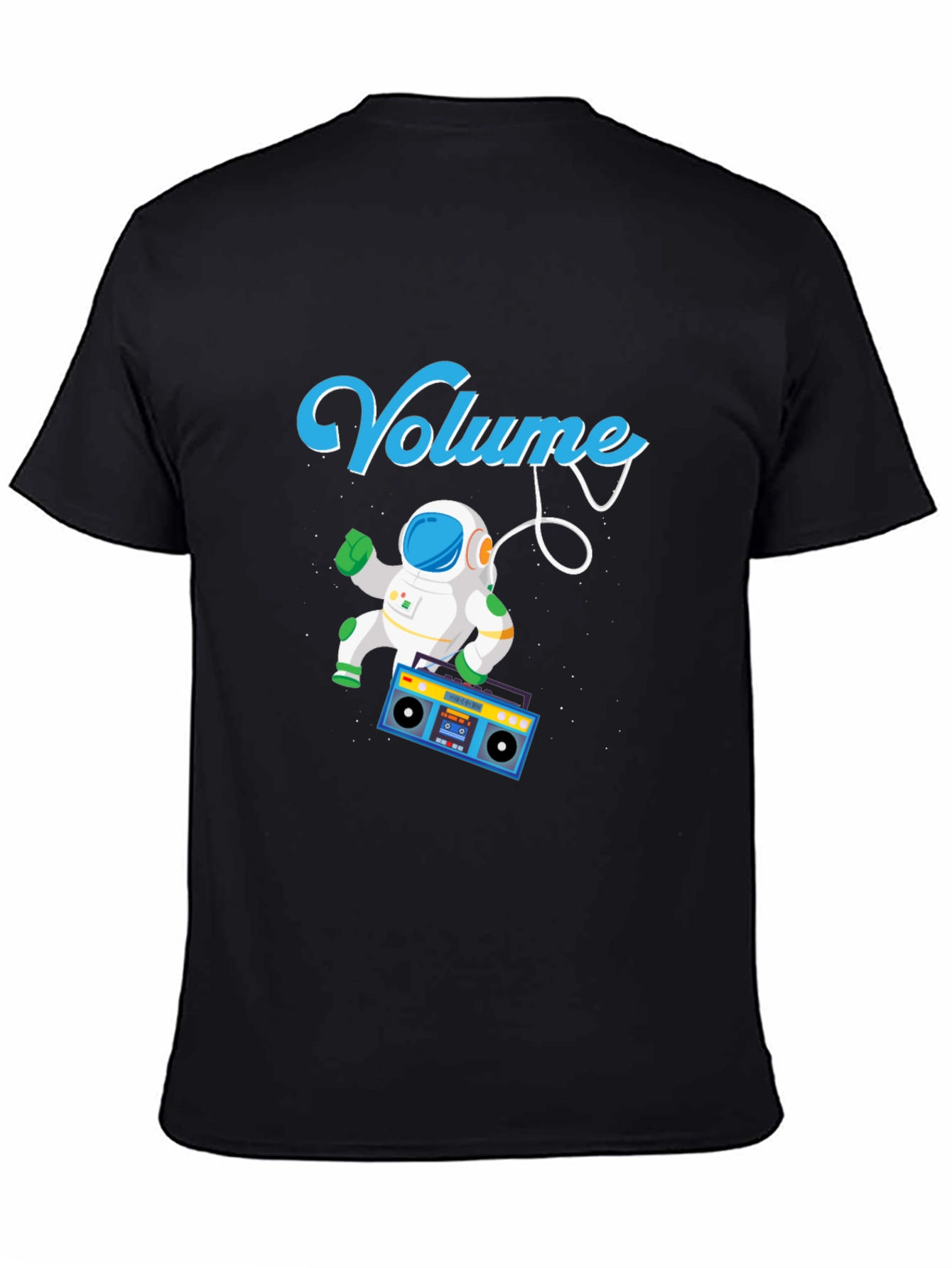 Volume Astronaut T-Shirt - Space Boombox