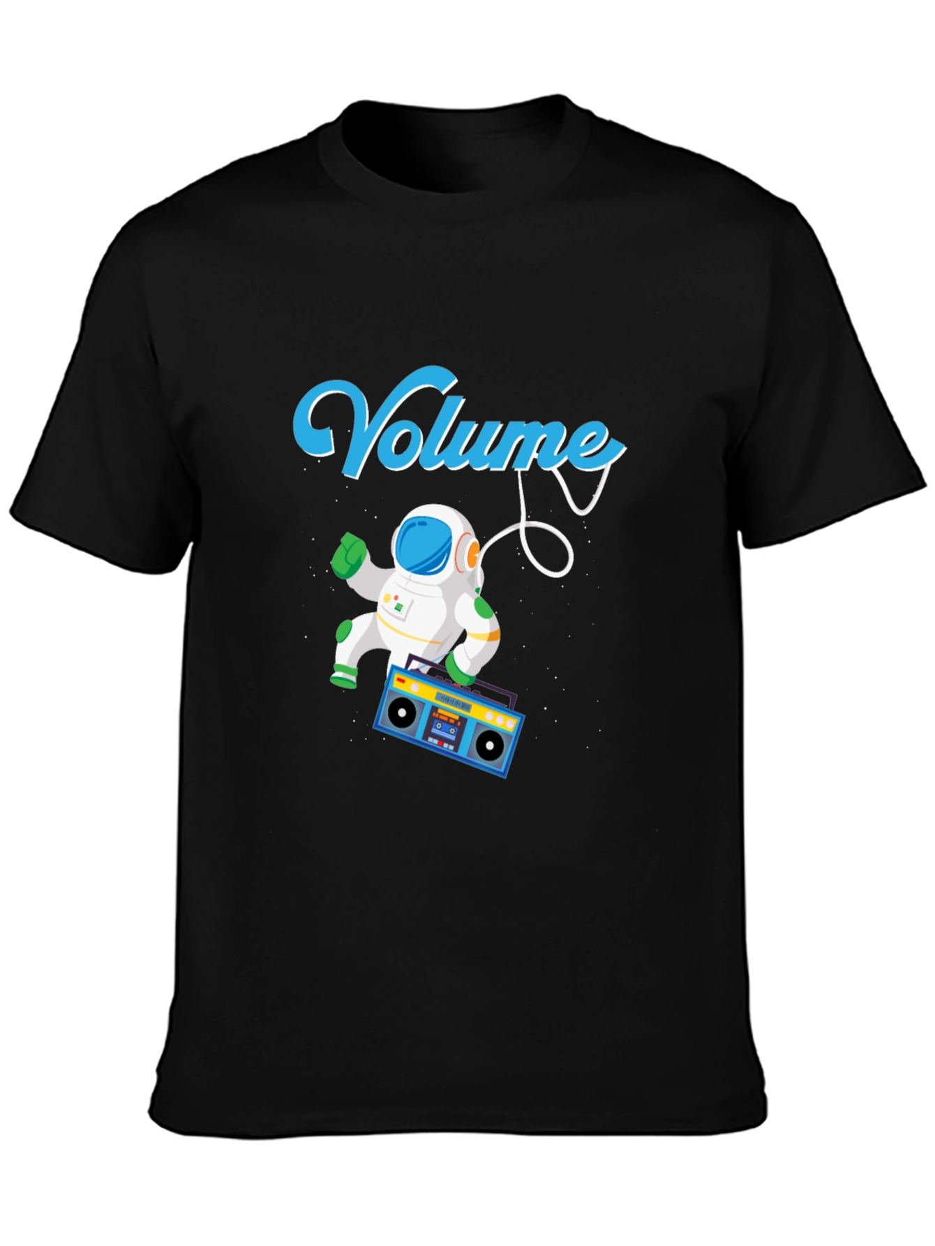 Volume Astronaut T-Shirt - Space Boombox