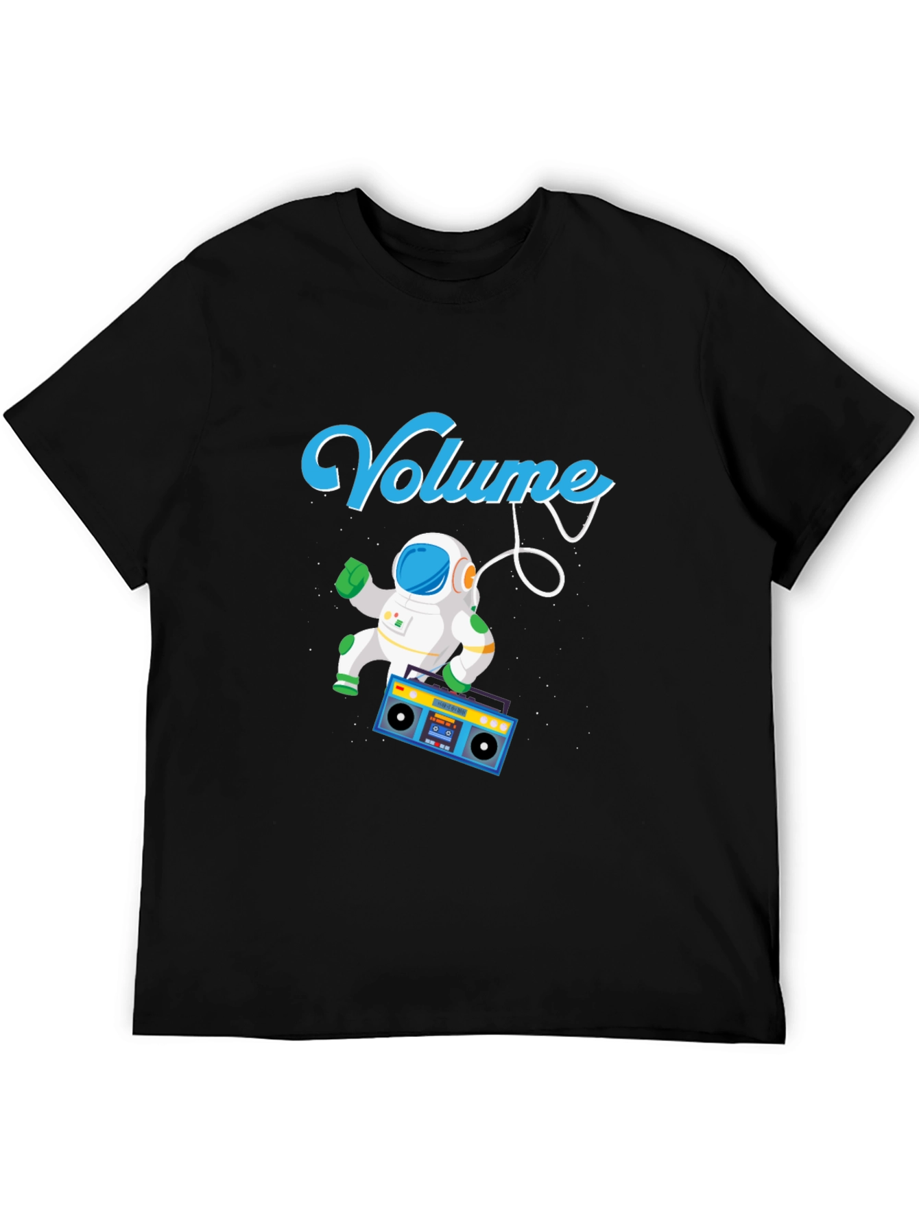 Volume Astronaut T-Shirt - Space Boombox