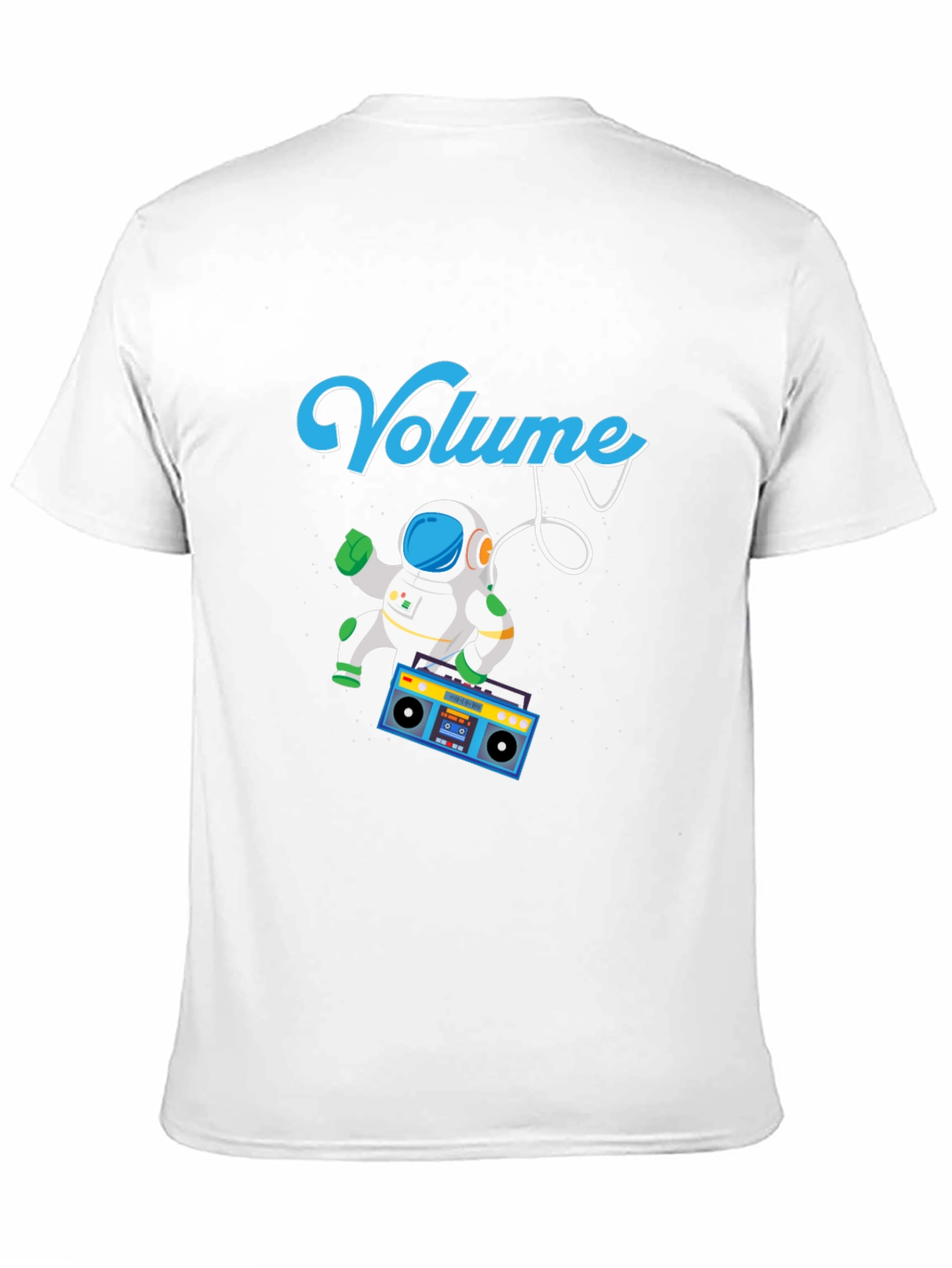 Volume Astronaut T-Shirt - Space Boombox