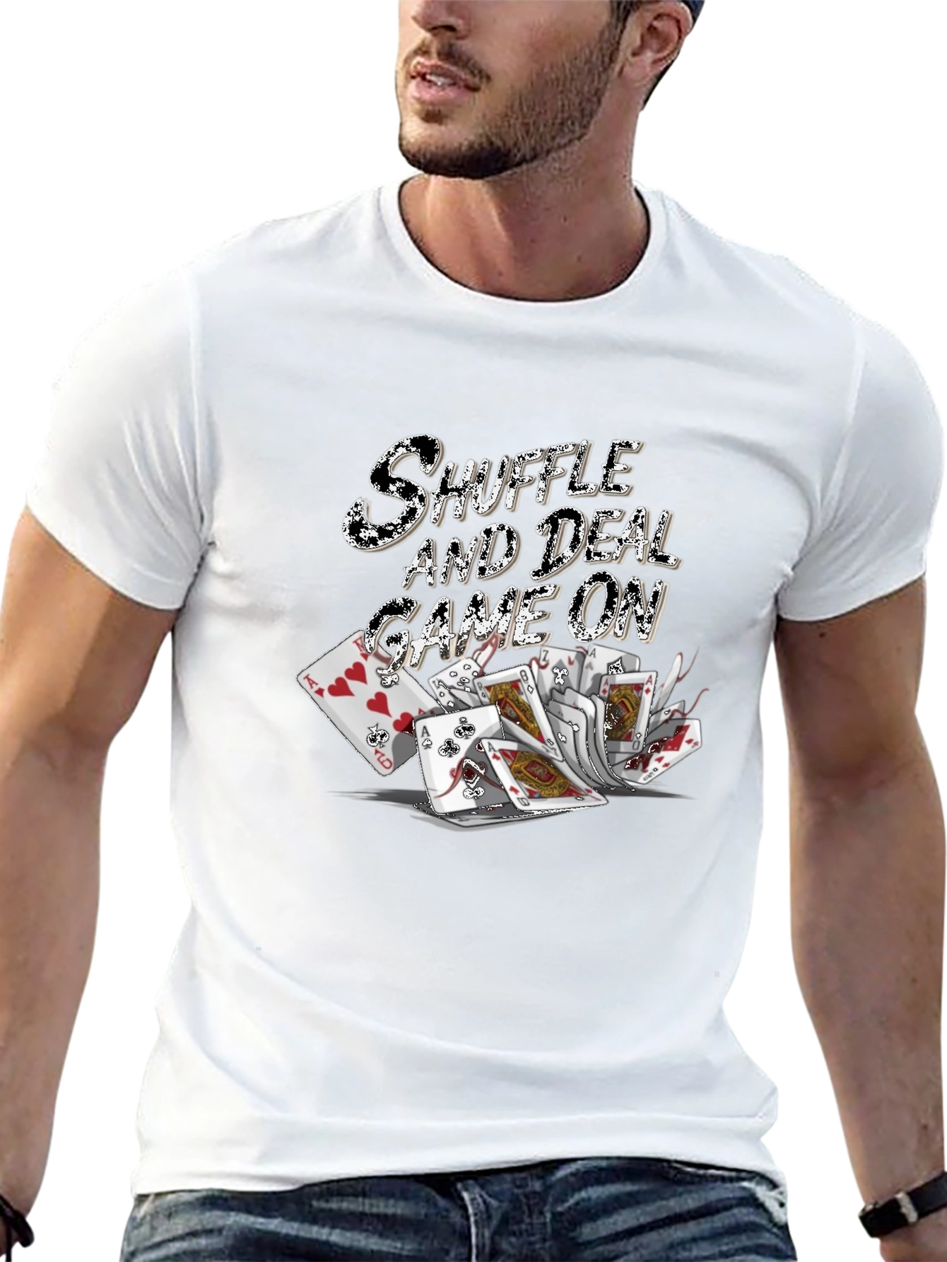 Shuffle and Deal Game On T-Shirt