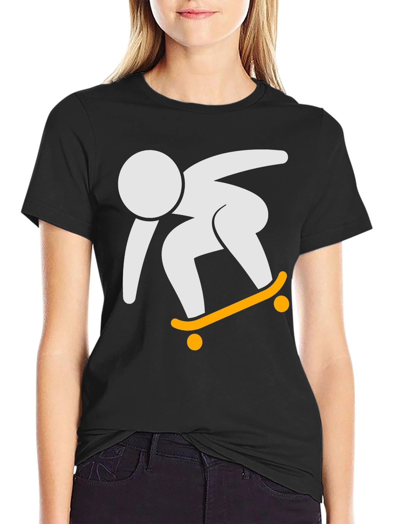 Skateboarder Graphic T-Shirt - Cool Skater Tee