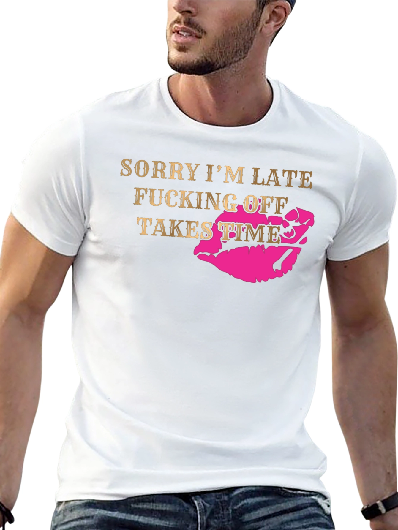 Sorry Im Late Graphic T-Shirt
