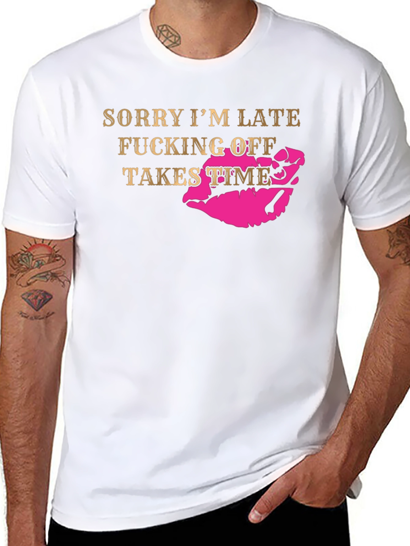 Sorry Im Late Graphic T-Shirt