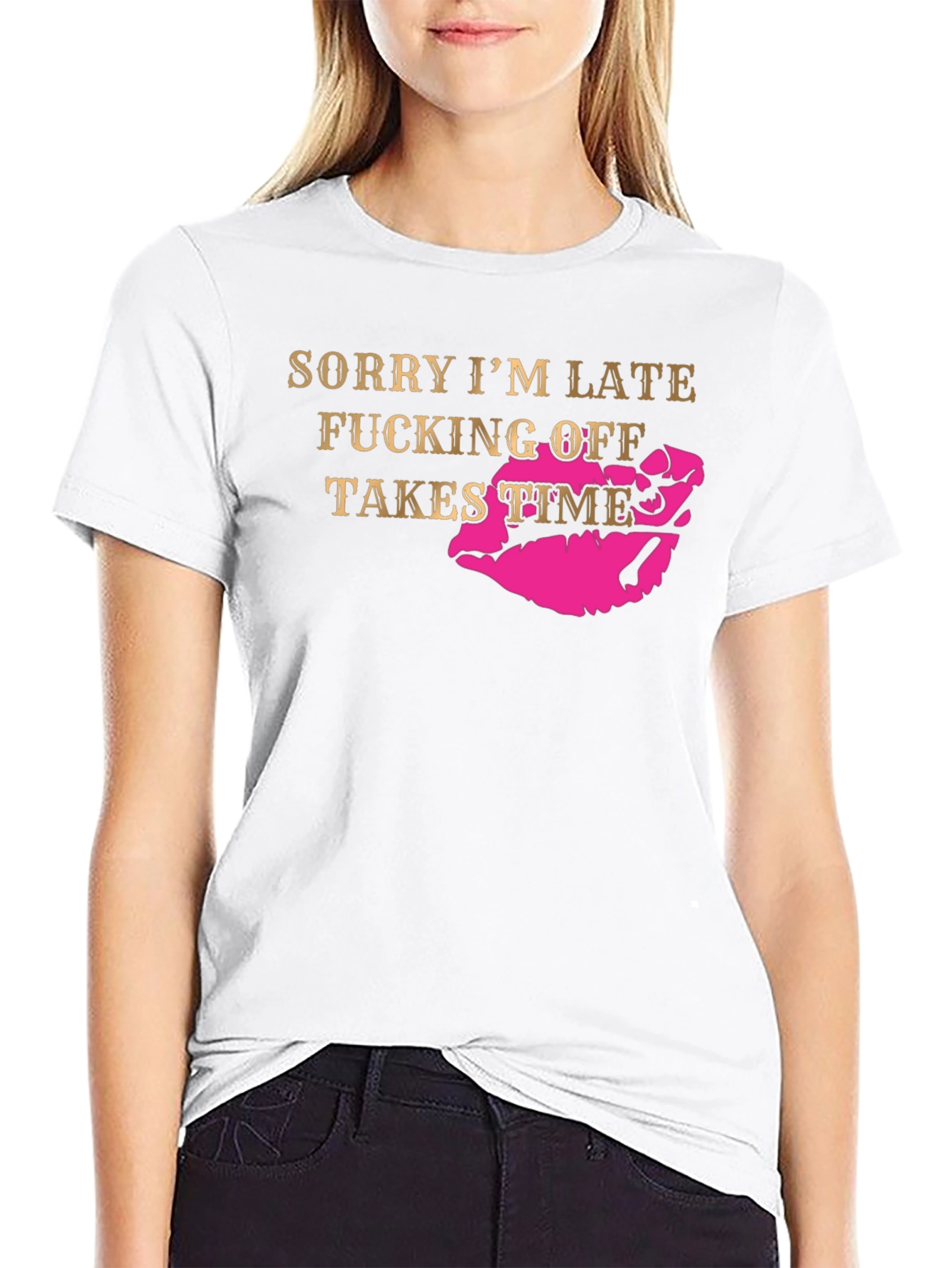 Sorry Im Late Graphic T-Shirt