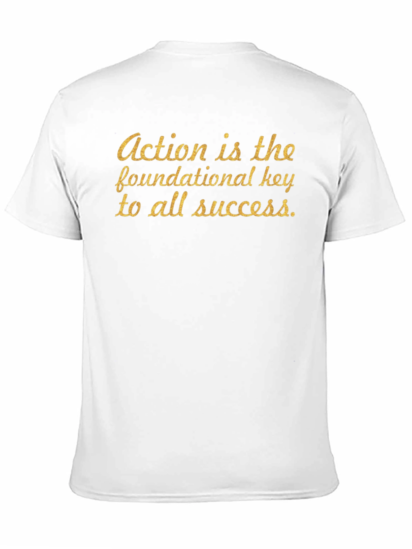 Action is Key Black T-Shirt