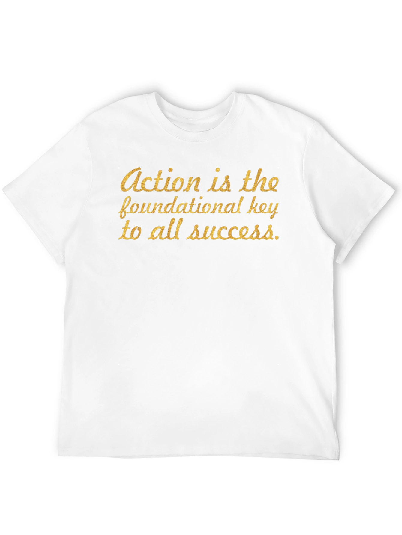 Action is Key Black T-Shirt