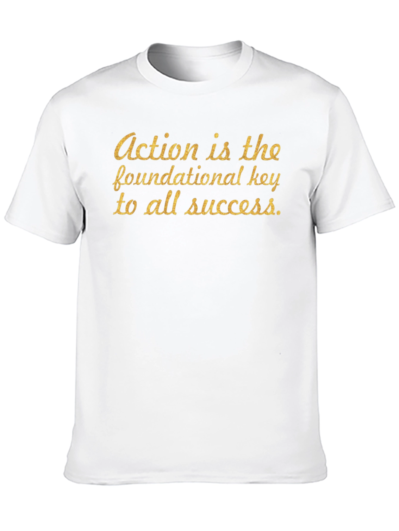 Action is Key Black T-Shirt