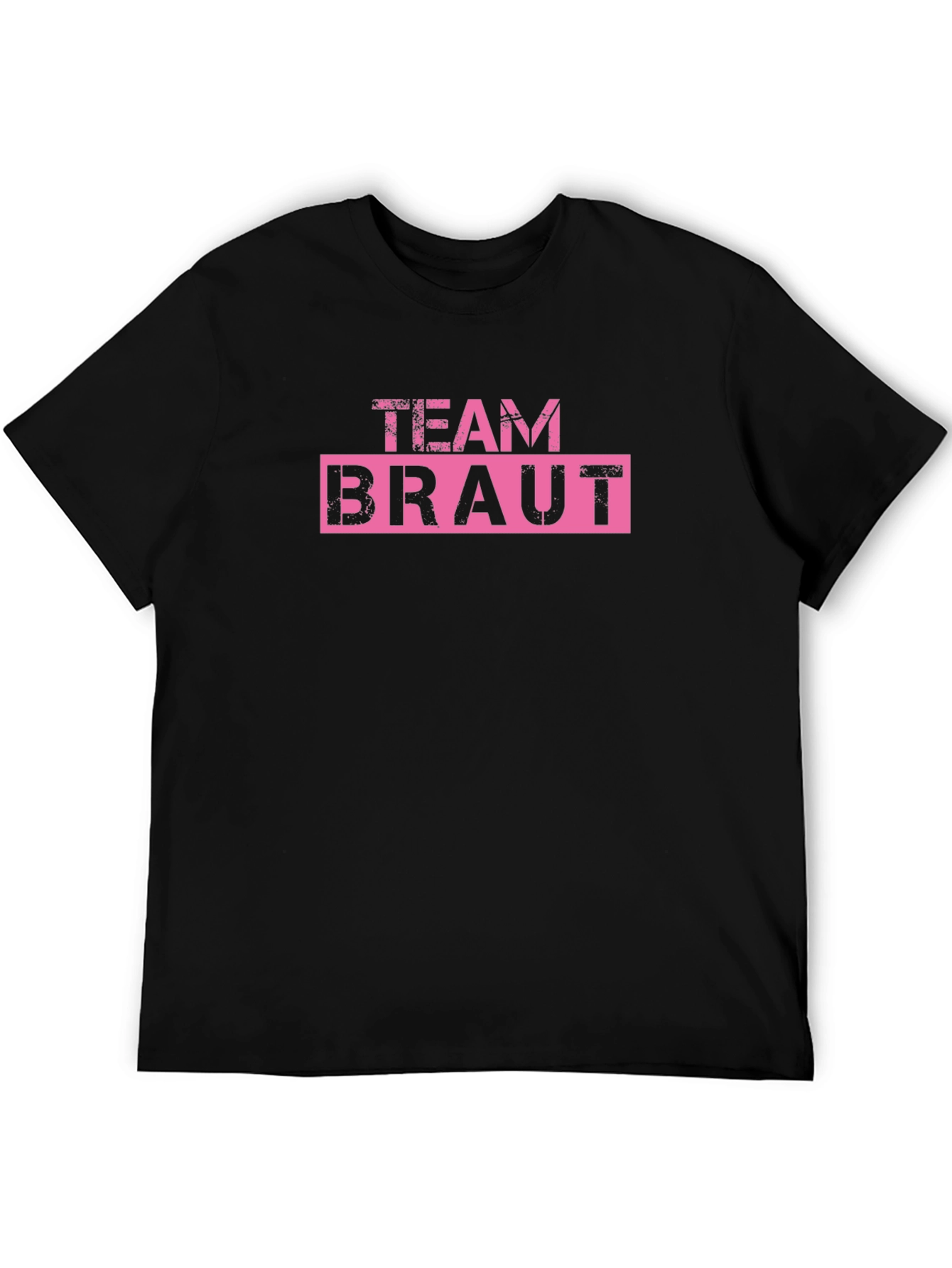 Team Braut Black T-Shirt - Bride Squad Tee