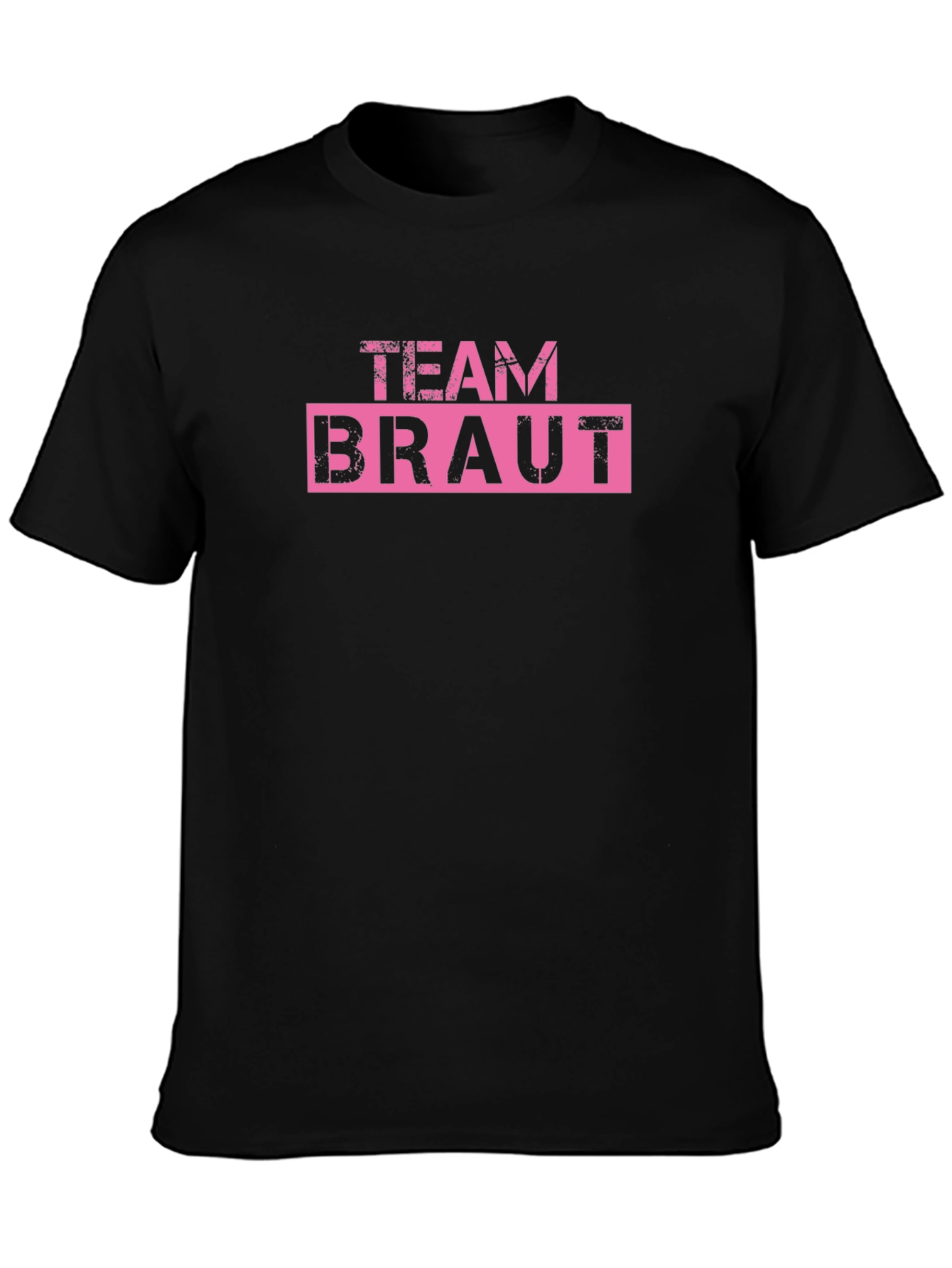 Team Braut Black T-Shirt - Bride Squad Tee