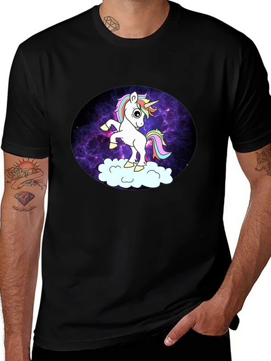 Unicorn Galaxy Graphic T-Shirt