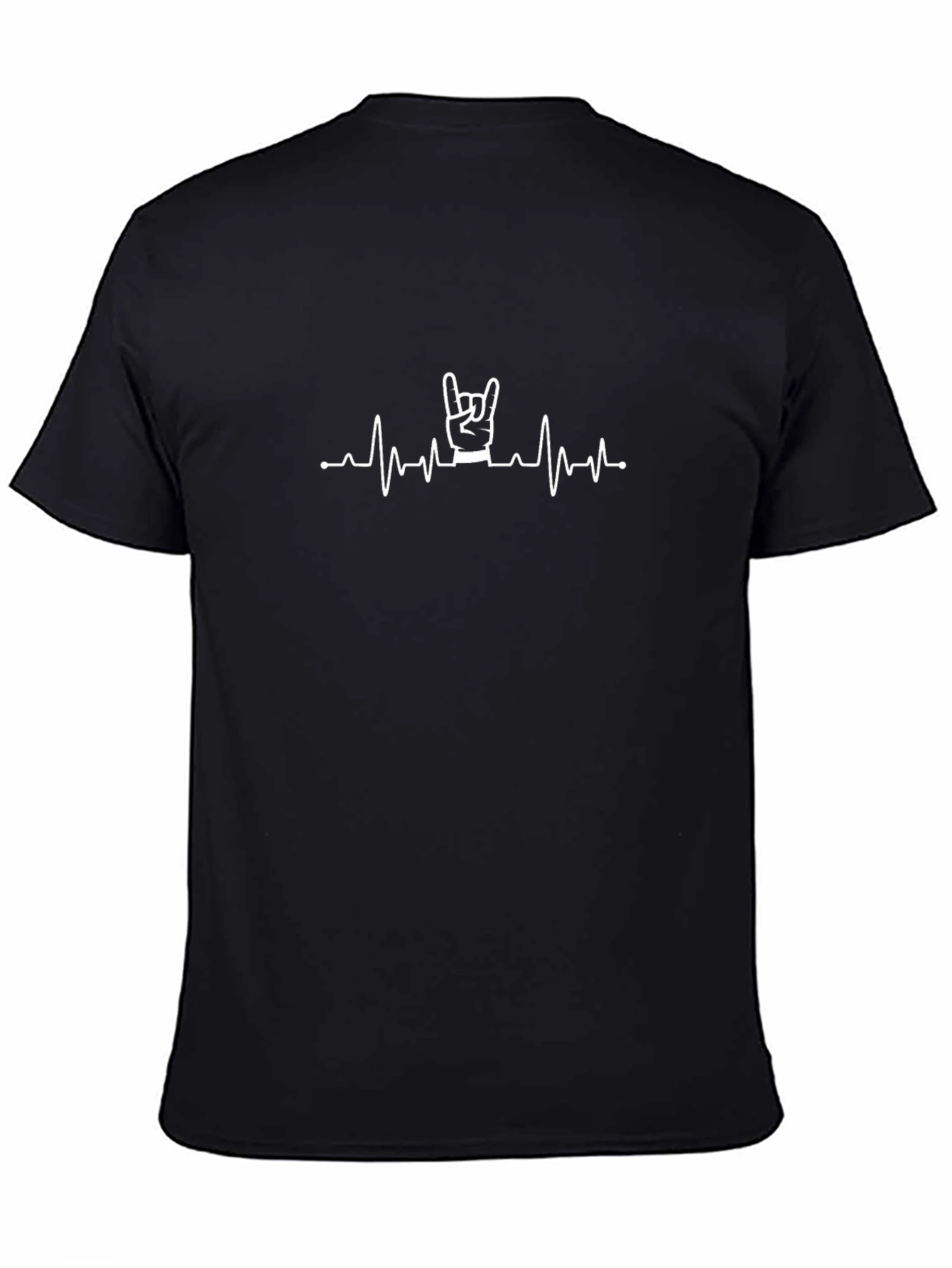 Rock On Heartbeat Tee - Stylish Graphic T-Shirt