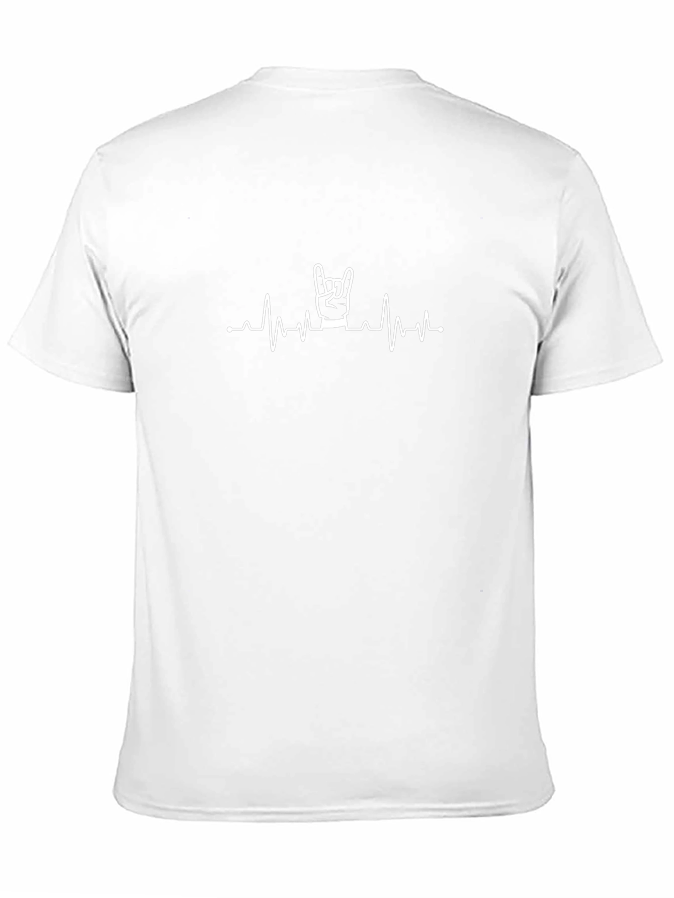 Rock On Heartbeat Tee - Stylish Graphic T-Shirt
