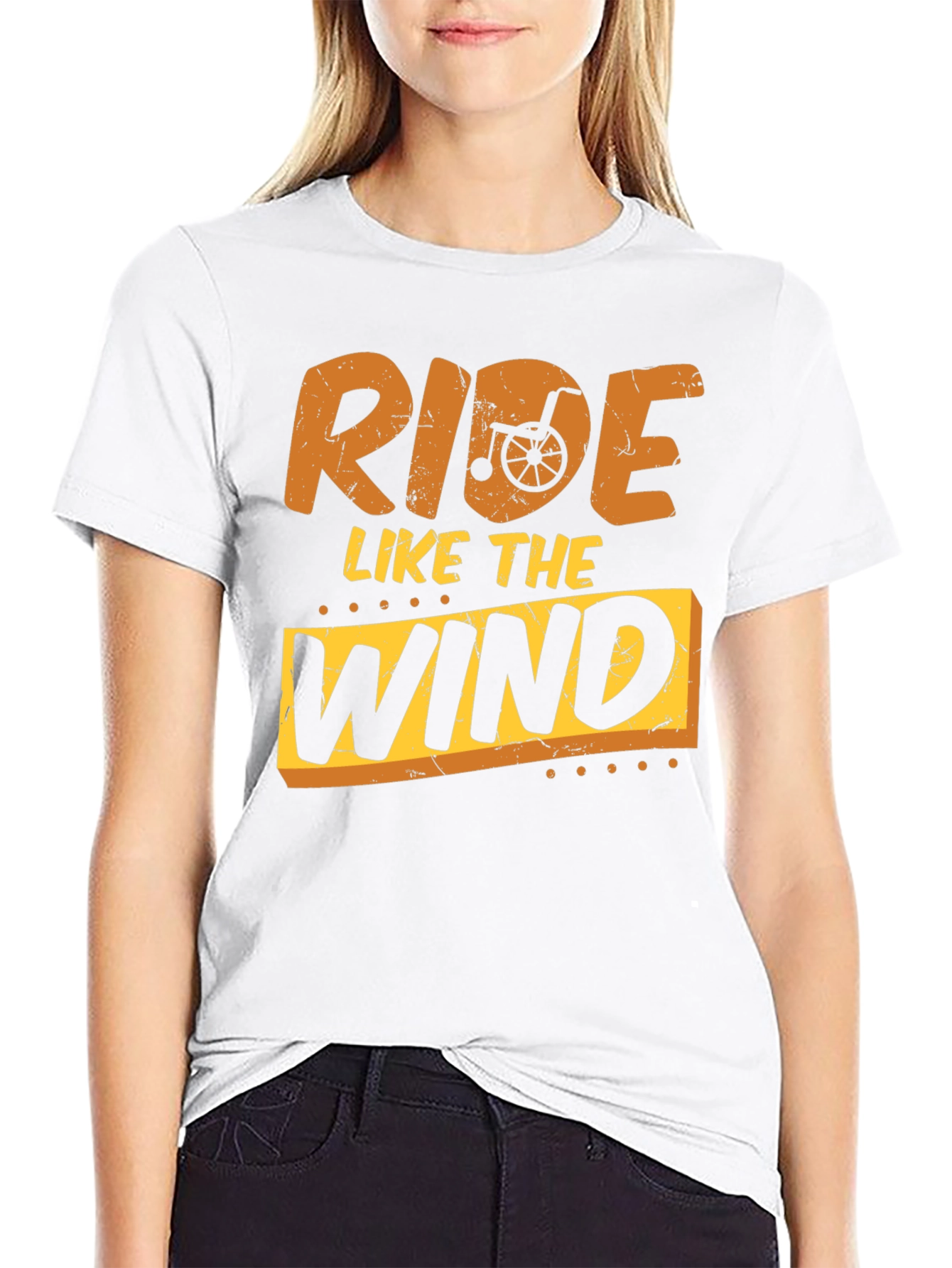 Ride Like The Wind Black Graphic T-Shirt