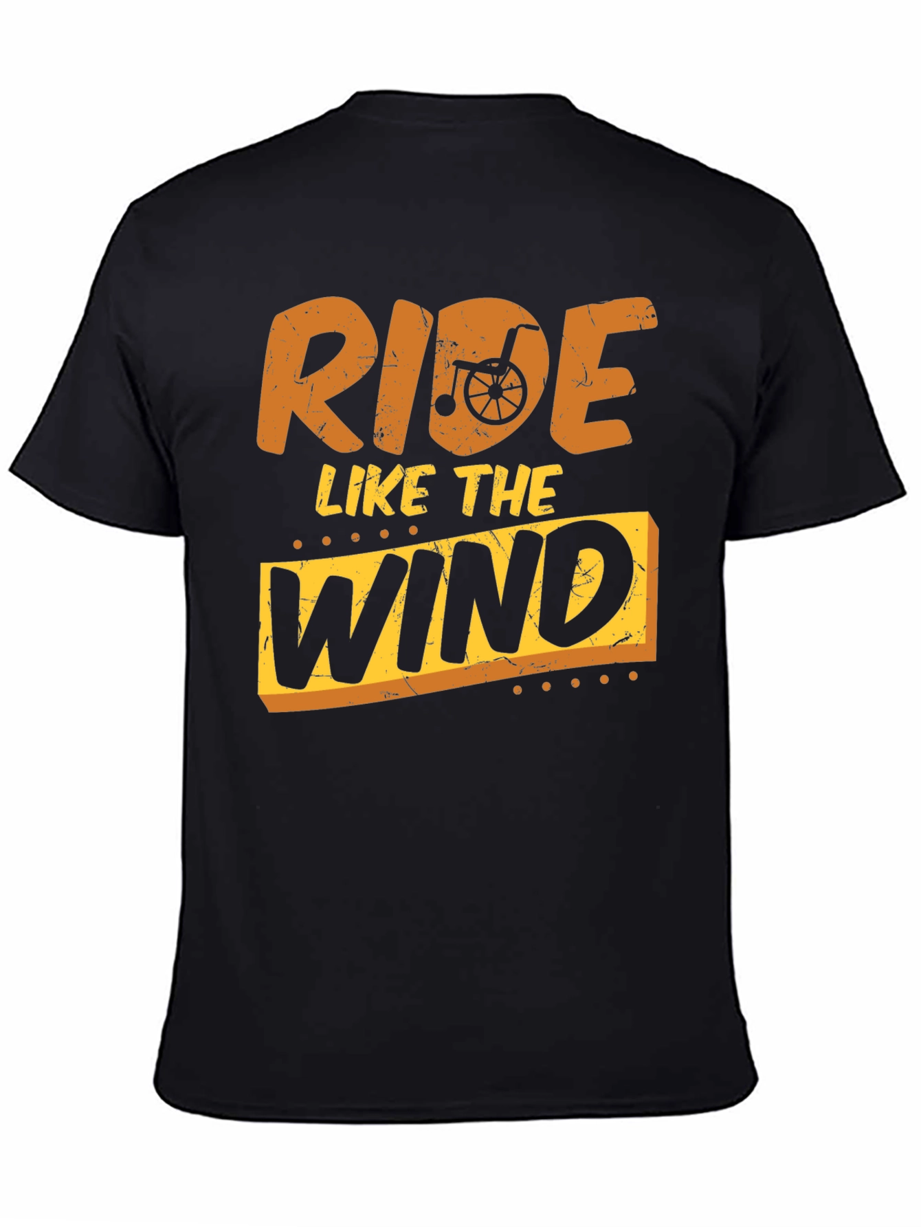 Ride Like The Wind Black Graphic T-Shirt