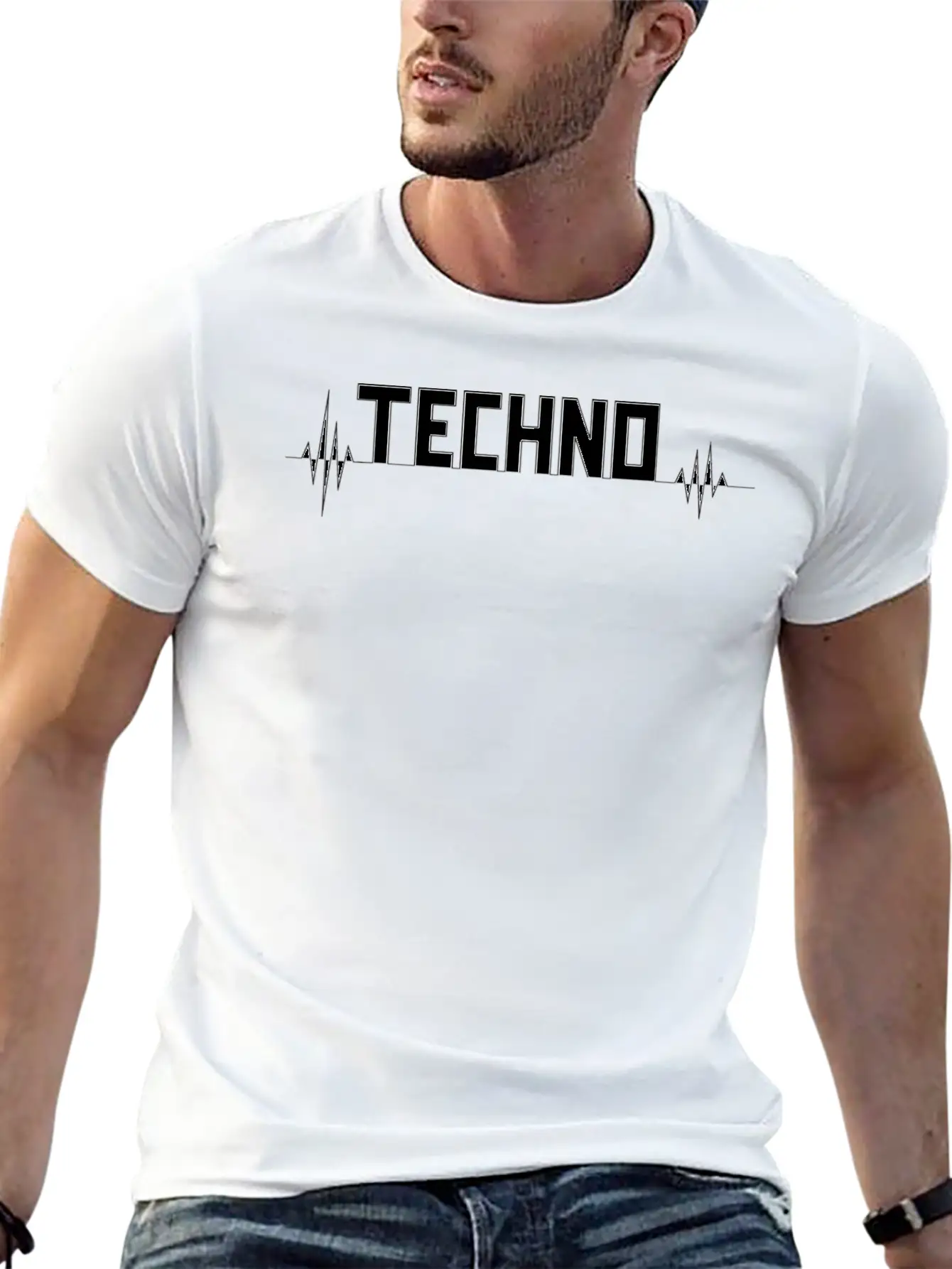 Techno Lightweight Cotton T-Shirt – Daily Comfort Graphic Shirt
