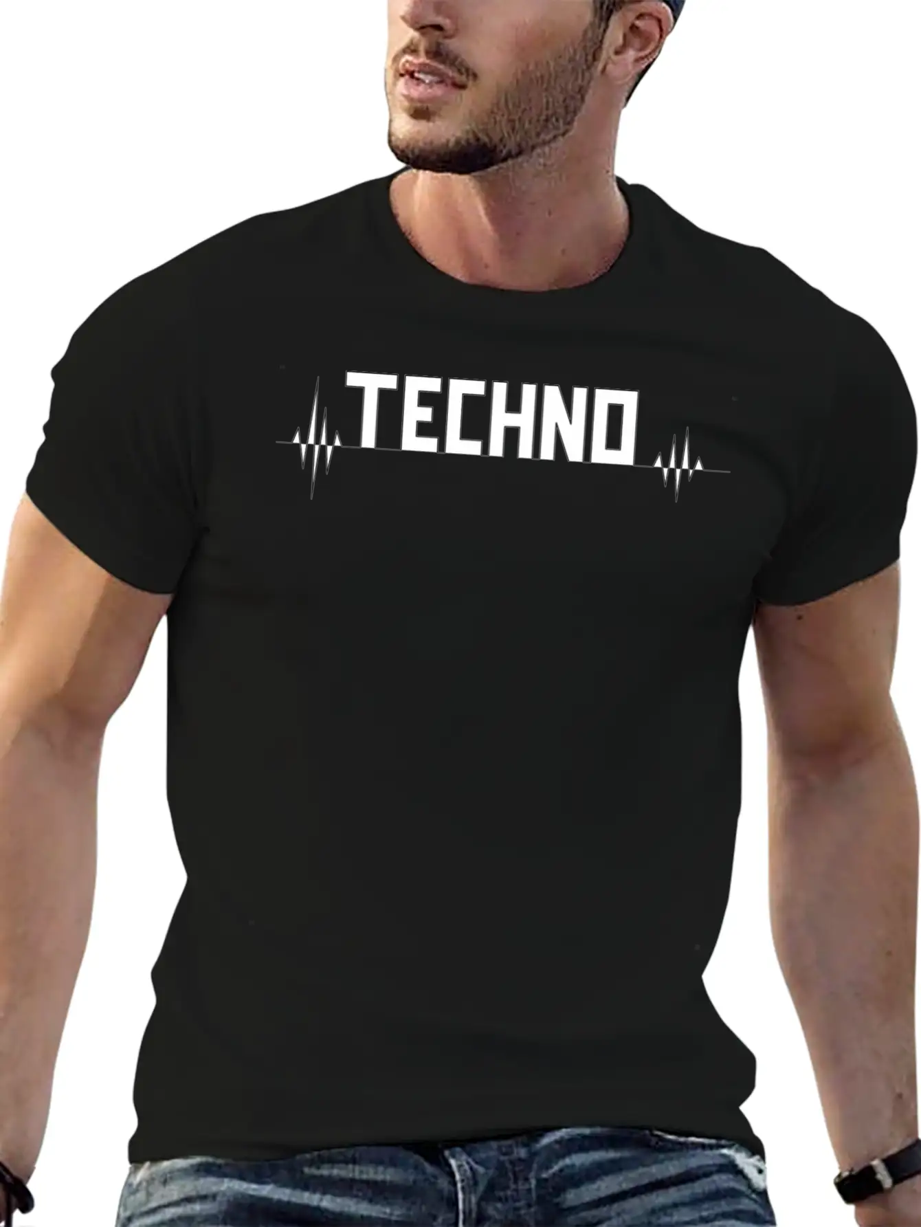 Techno Lightweight Cotton T-Shirt – Daily Comfort Graphic Shirt
