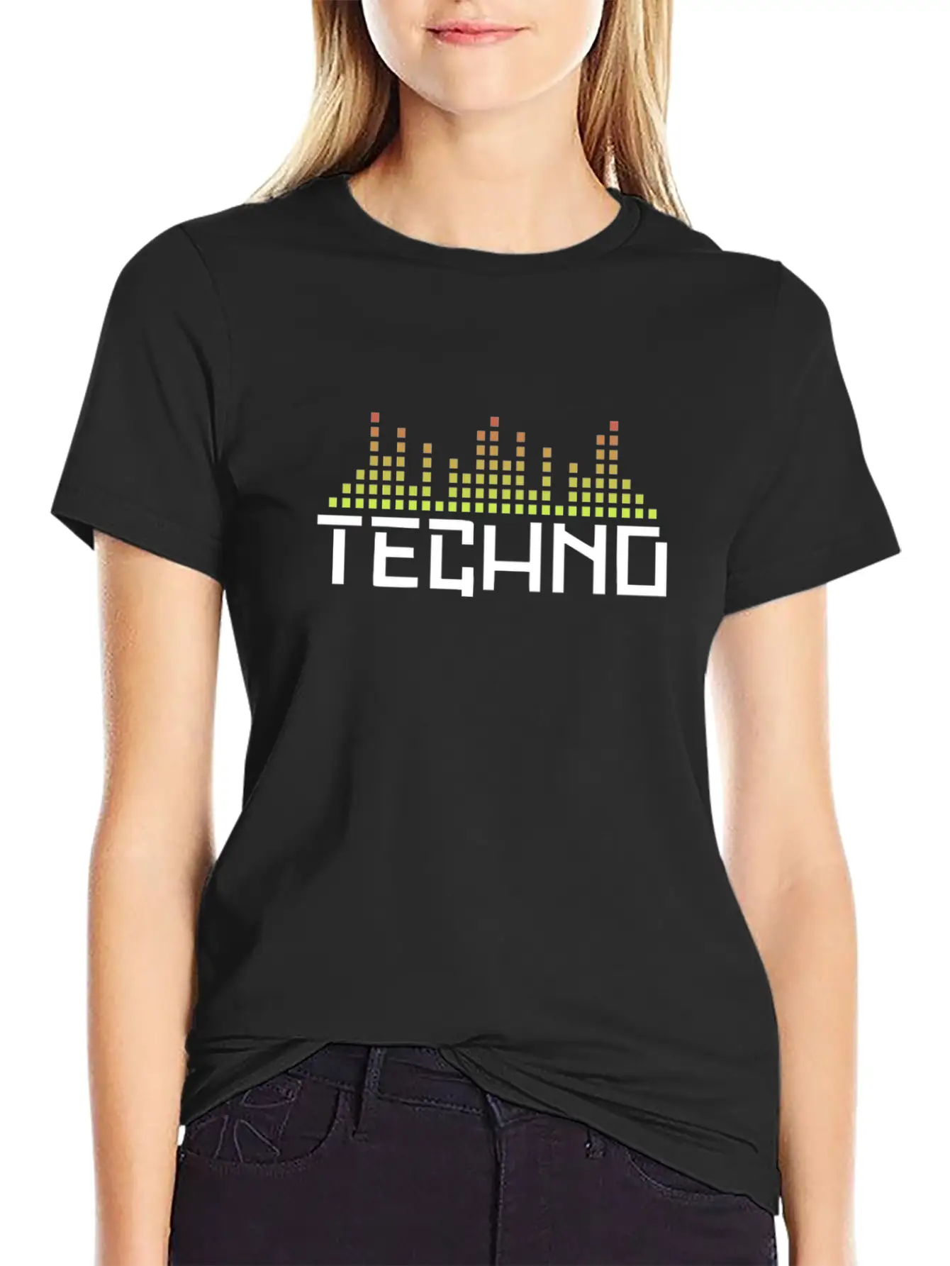 Techno Party Lightweight Cotton T-Shirt – Daily Comfort Graphic Shirt