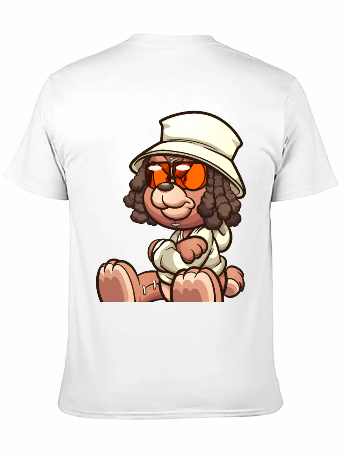 Teddy Bear Sunglasses Lightweight Cotton T-Shirt – Daily Comfort Graphic Shirt