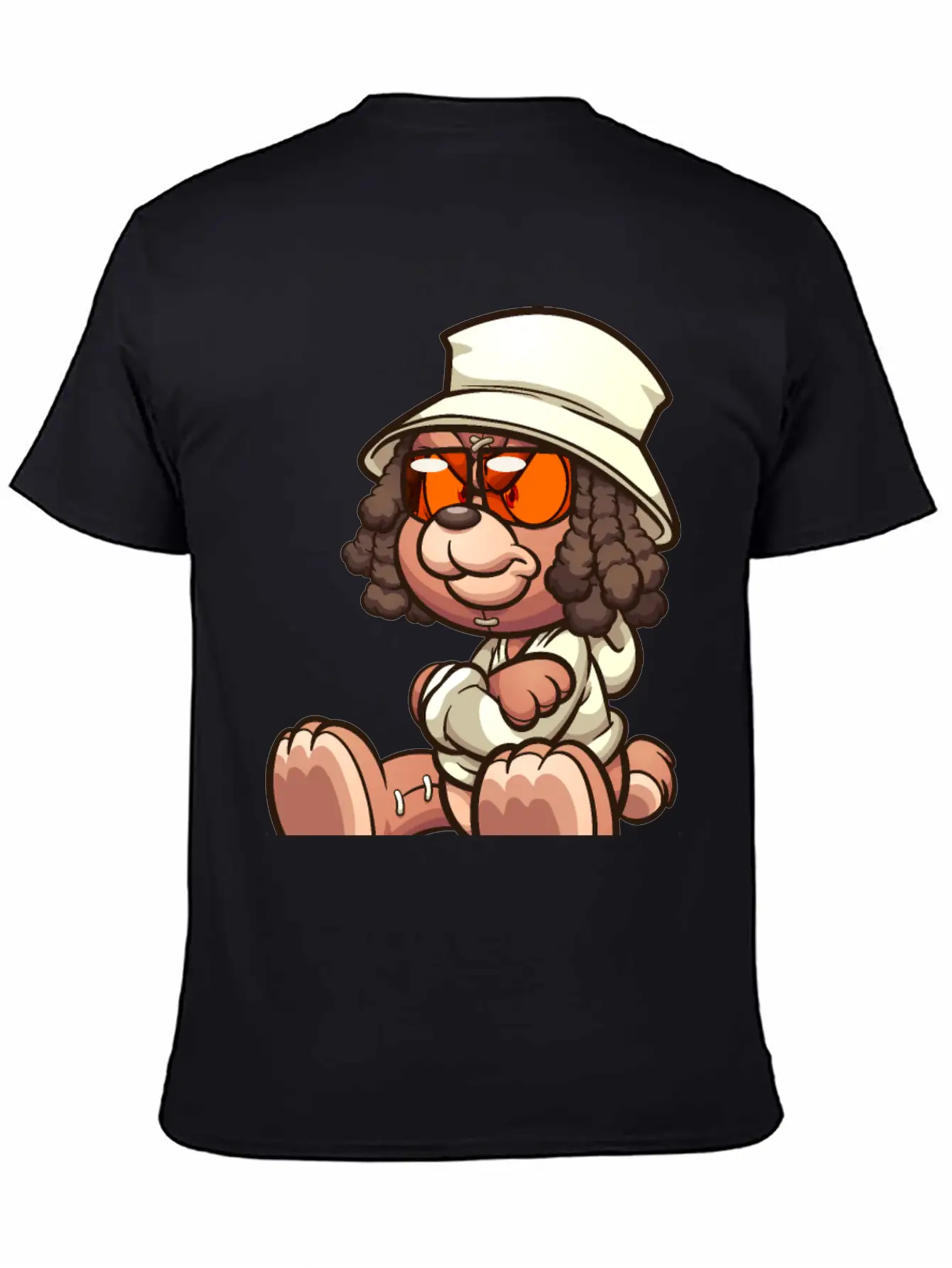 Teddy Bear Sunglasses Lightweight Cotton T-Shirt – Daily Comfort Graphic Shirt
