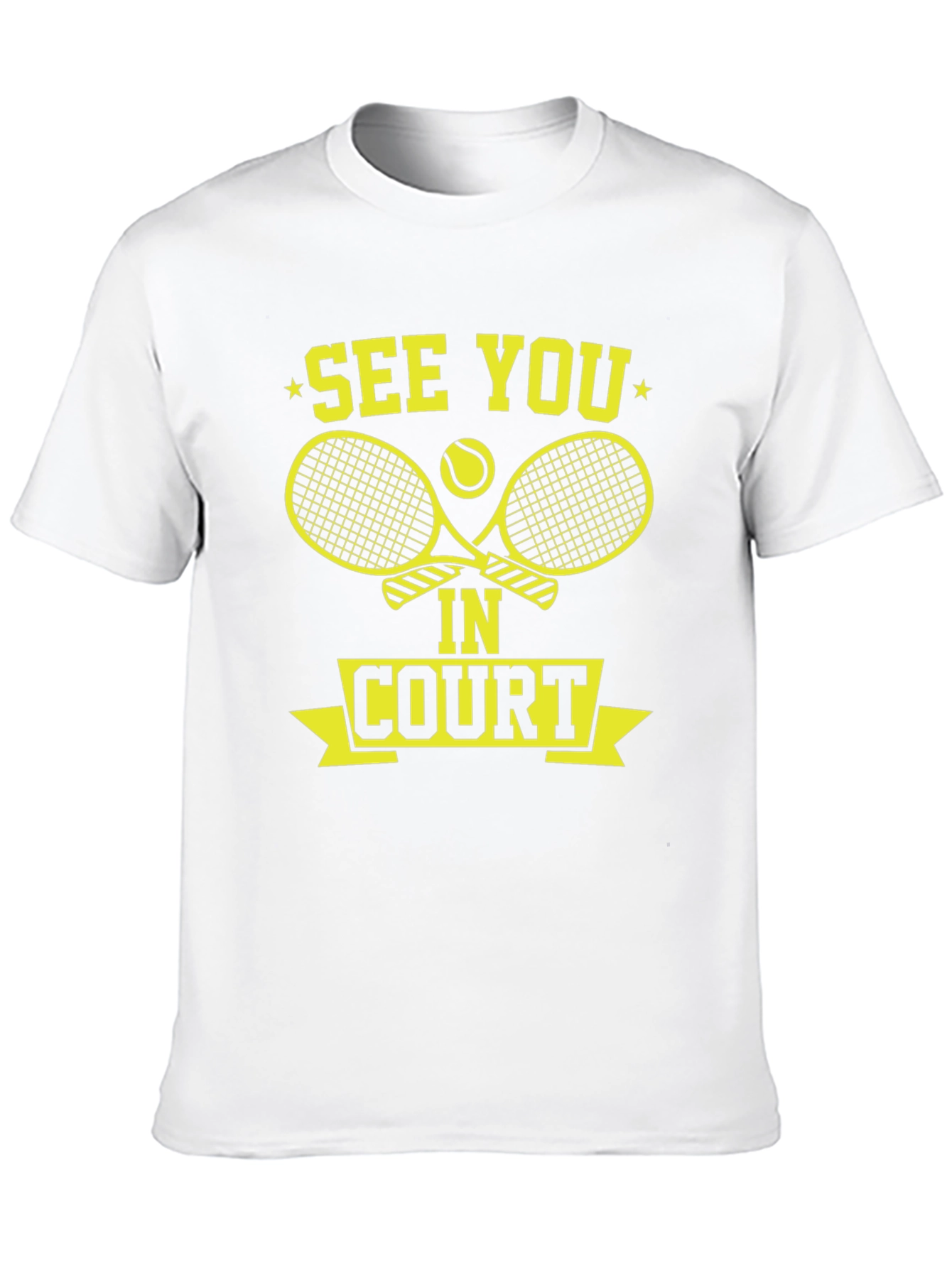 See You In Court Tennis Graphic Tee