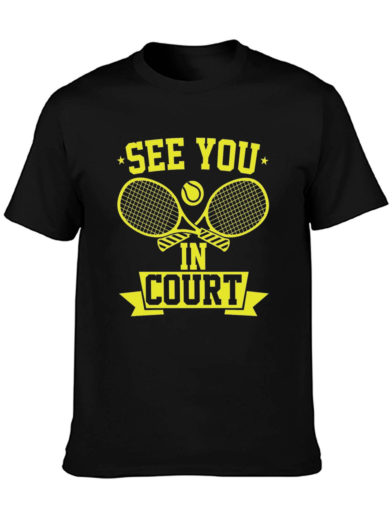See You In Court Tennis Graphic Tee