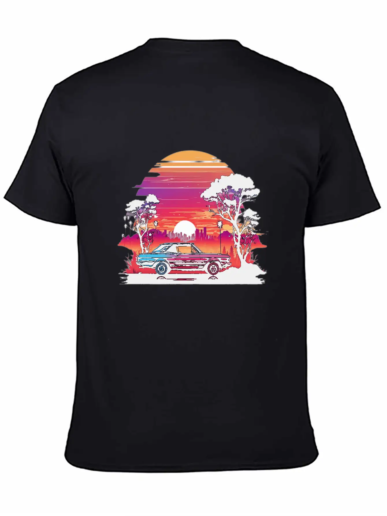 The Beauty Of Nature Amidst Urban Chaos Lightweight Cotton T-Shirt – Daily Comfort Graphic Shirt