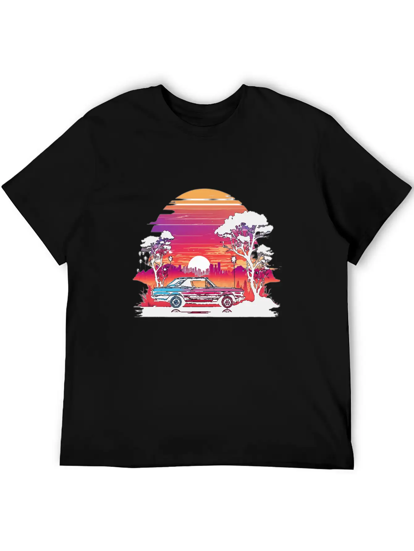 The Beauty Of Nature Amidst Urban Chaos Lightweight Cotton T-Shirt – Daily Comfort Graphic Shirt
