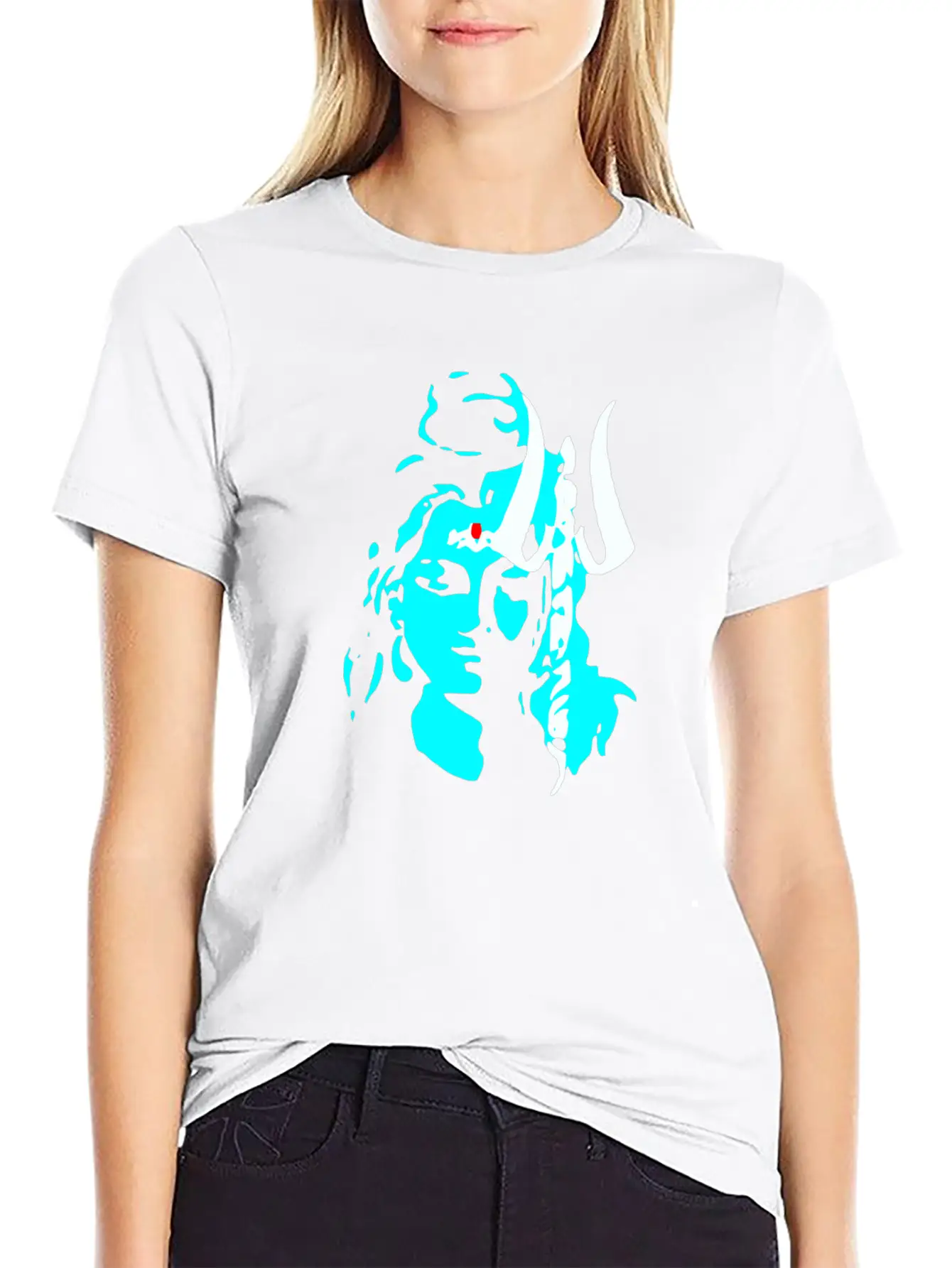 The Blue Krisna Lightweight Cotton T-Shirt – Daily Comfort Graphic Shirt