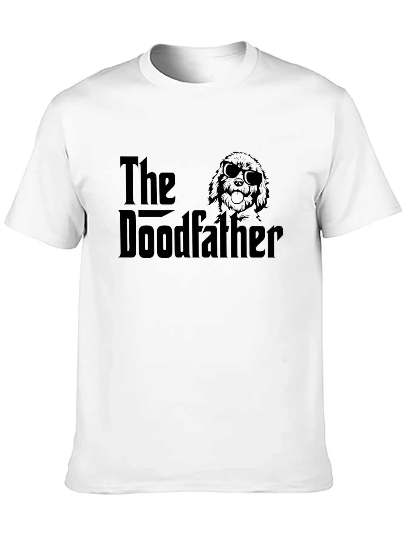 The Doodfather Doodle Dad Godfather Gift Lightweight Cotton T-Shirt – Daily Comfort Graphic Shirt
