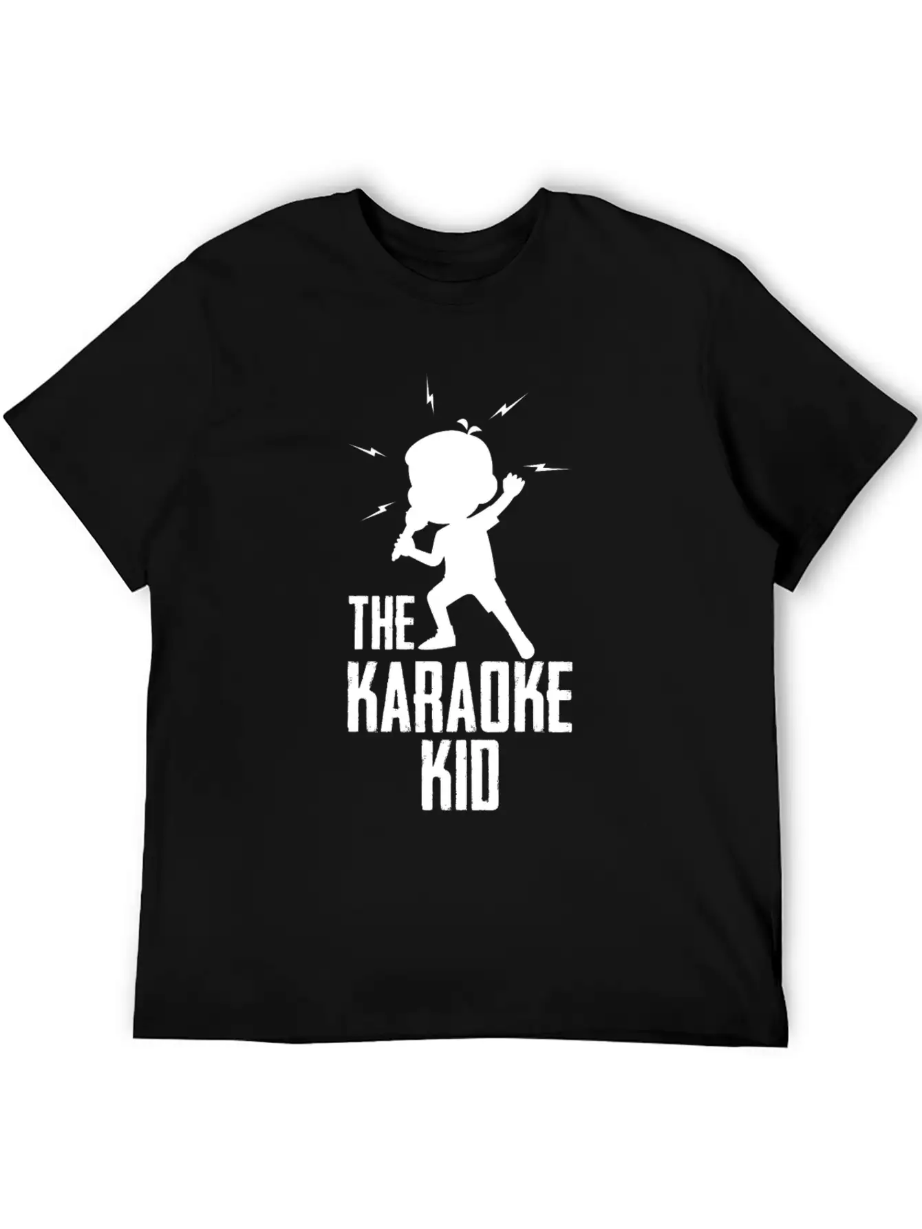 The Karaoke Kid Microphone Singer Kids Vocal Music Lightweight Cotton T-Shirt – Daily Comfort Graphic Shirt