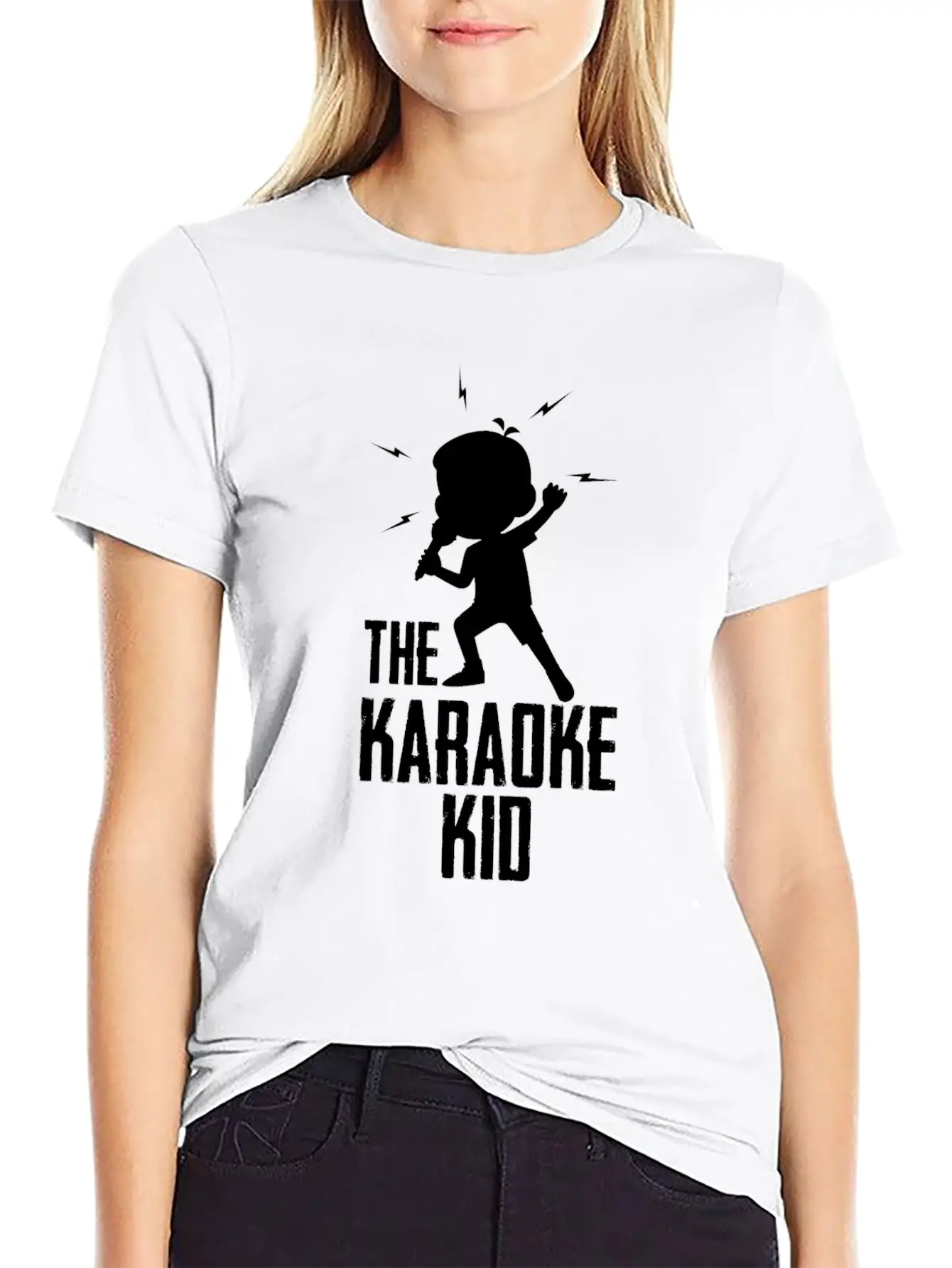 The Karaoke Kid Microphone Singer Kids Vocal Music Lightweight Cotton T-Shirt – Daily Comfort Graphic Shirt