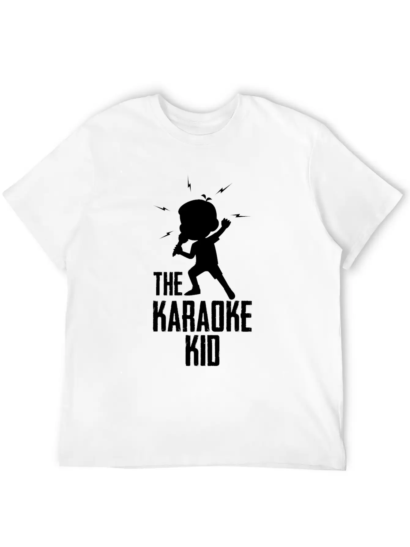The Karaoke Kid Microphone Singer Kids Vocal Music Lightweight Cotton T-Shirt – Daily Comfort Graphic Shirt