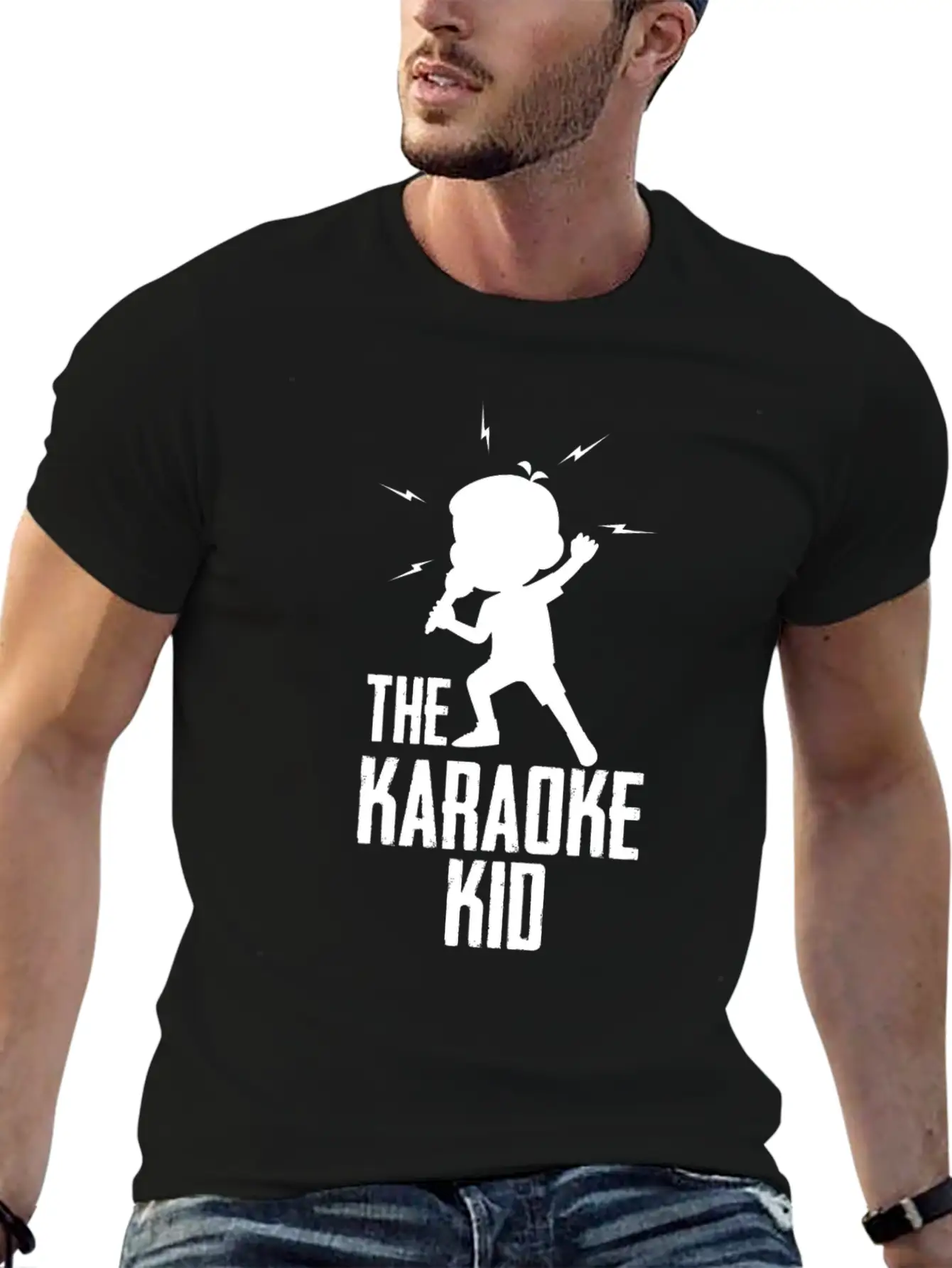 The Karaoke Kid Microphone Singer Kids Vocal Music Lightweight Cotton T-Shirt – Daily Comfort Graphic Shirt