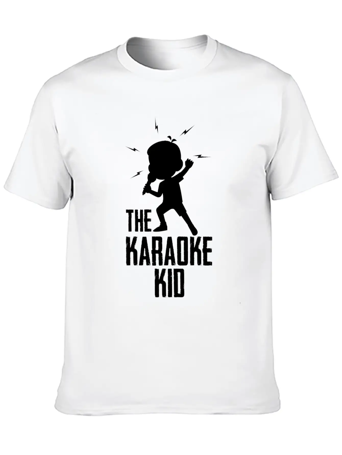 The Karaoke Kid Microphone Singer Kids Vocal Music Lightweight Cotton T-Shirt – Daily Comfort Graphic Shirt