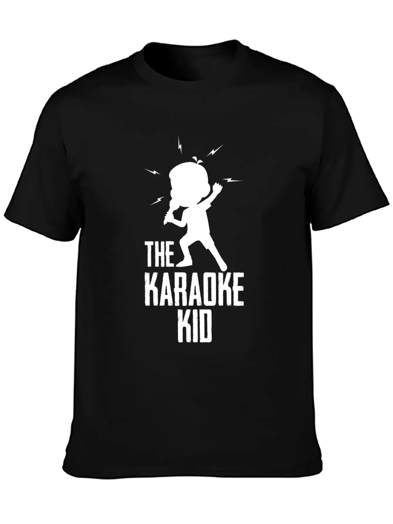 The Karaoke Kid Microphone Singer Kids Vocal Music Lightweight Cotton T-Shirt – Daily Comfort Graphic Shirt