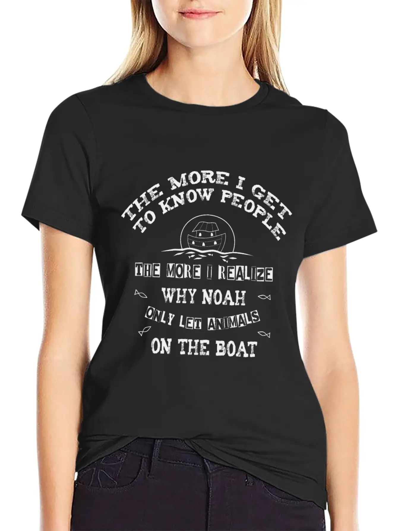 The More I Get To Know People, The More I Realize Lightweight Cotton T-Shirt – Daily Comfort Graphic Shirt