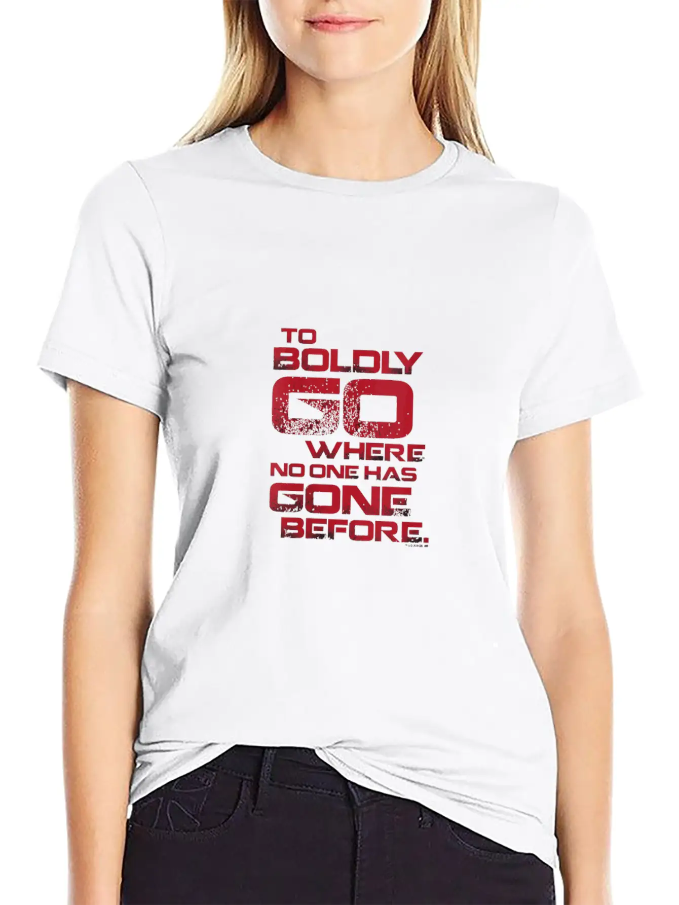 The Next Generation Mirror Universe To Boldly Go Lightweight Cotton T-Shirt – Daily Comfort Graphic Shirt