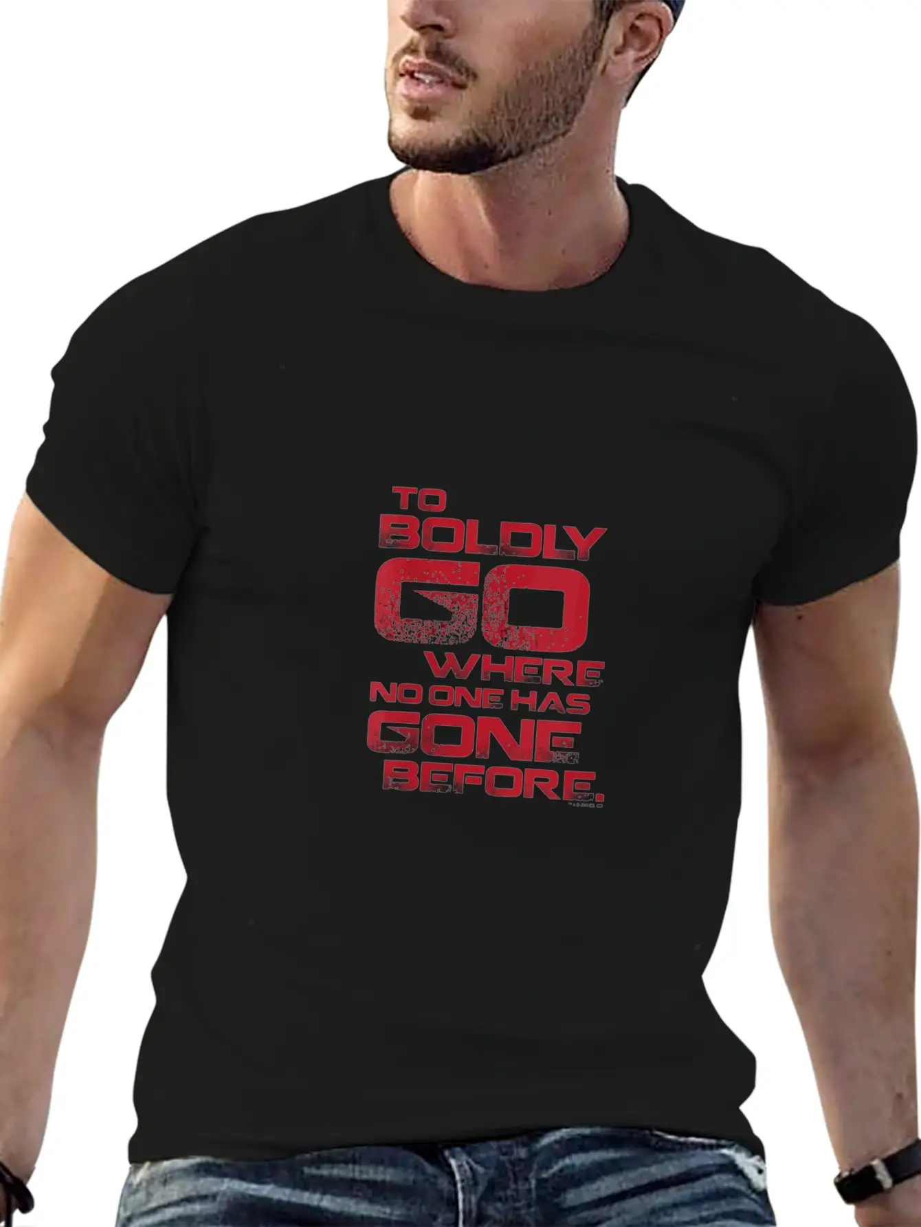 The Next Generation Mirror Universe To Boldly Go Lightweight Cotton T-Shirt – Daily Comfort Graphic Shirt