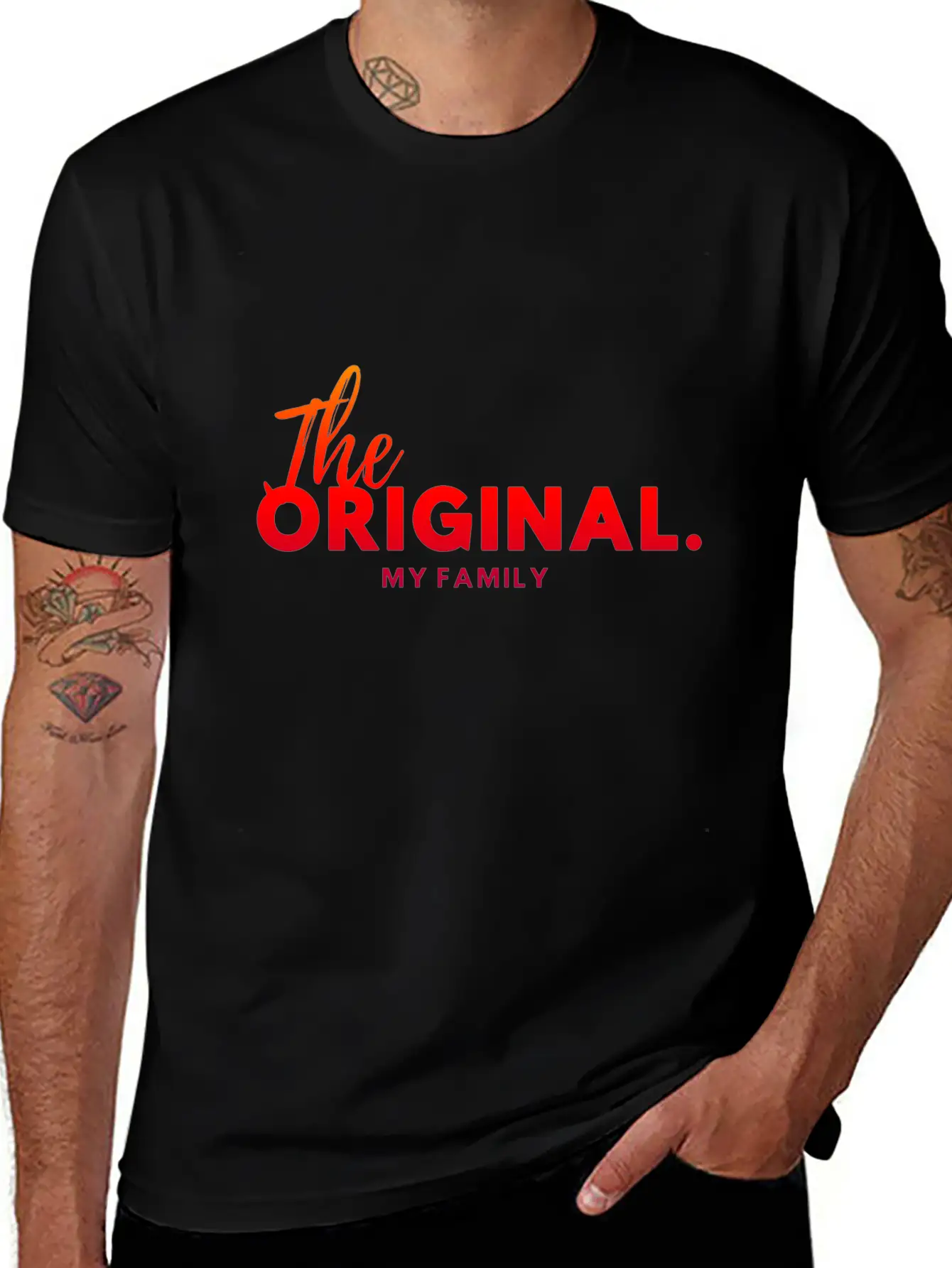The Original Dad Or Mom Lightweight Cotton T-Shirt – Daily Comfort Graphic Shirt