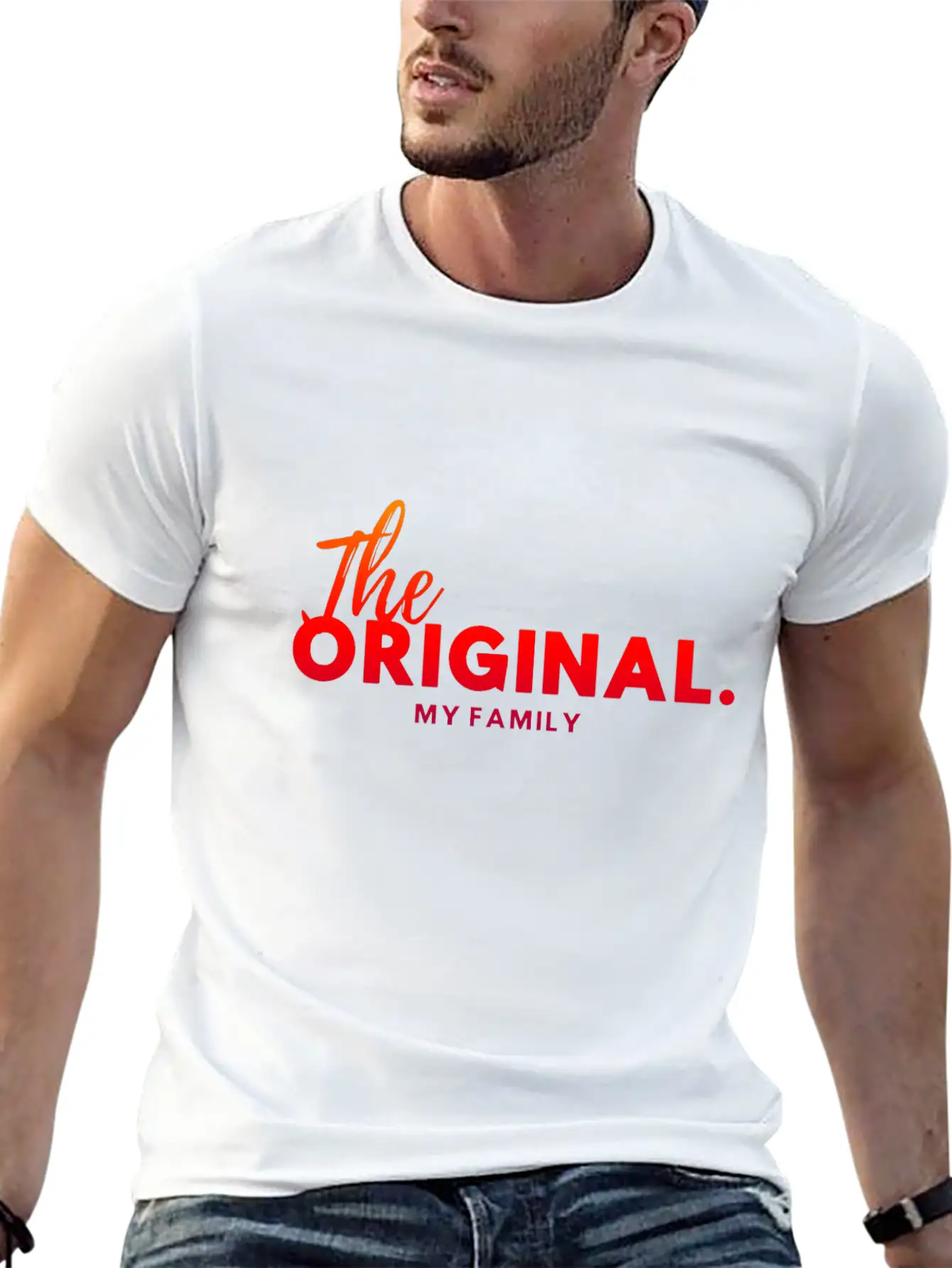 The Original Dad Or Mom Lightweight Cotton T-Shirt – Daily Comfort Graphic Shirt