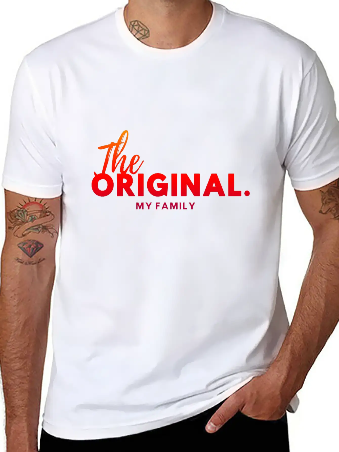 The Original Dad Or Mom Lightweight Cotton T-Shirt – Daily Comfort Graphic Shirt
