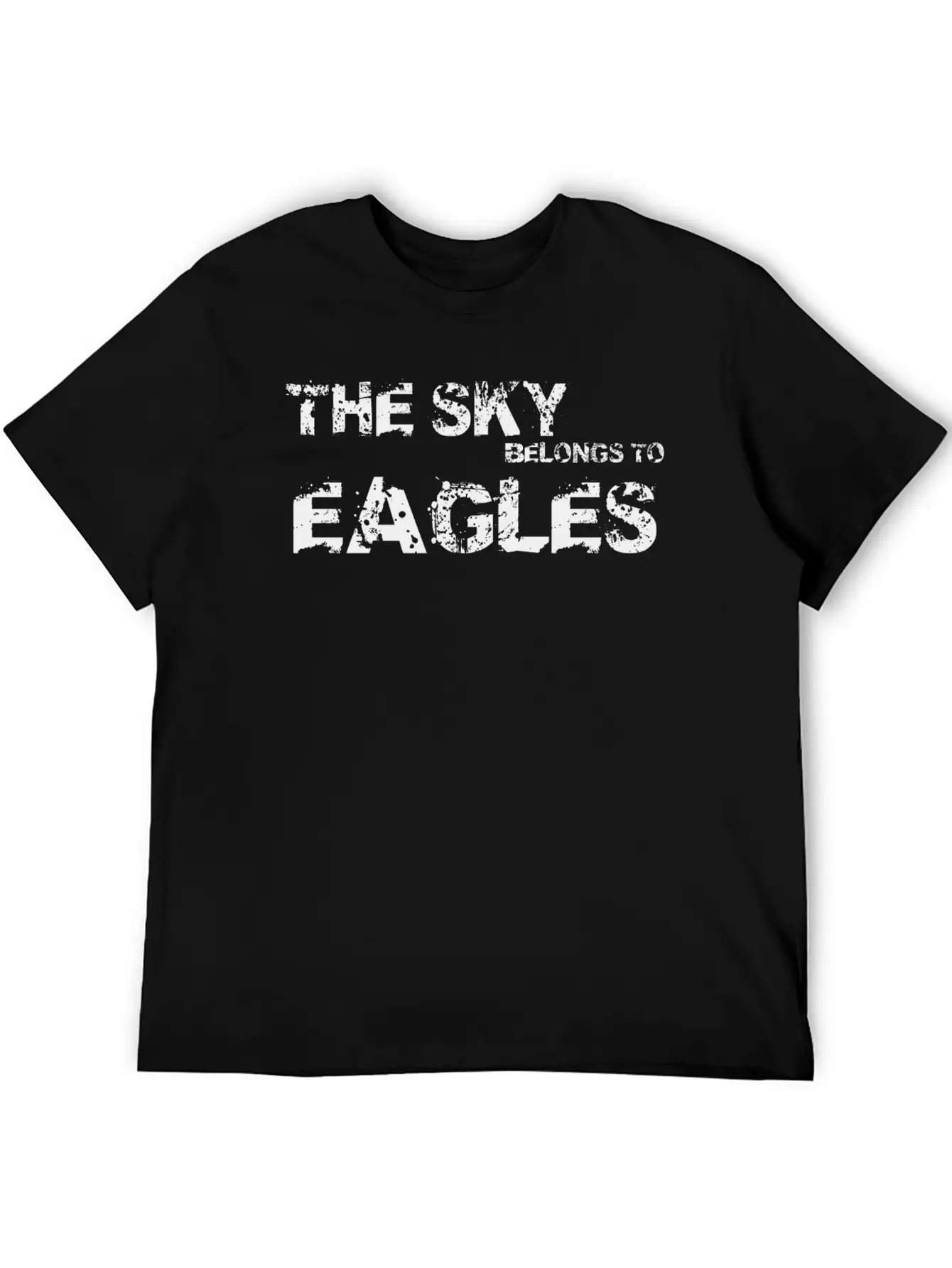 The Sky Belongs To Eagles Lightweight Cotton T-Shirt – Daily Comfort Graphic Shirt