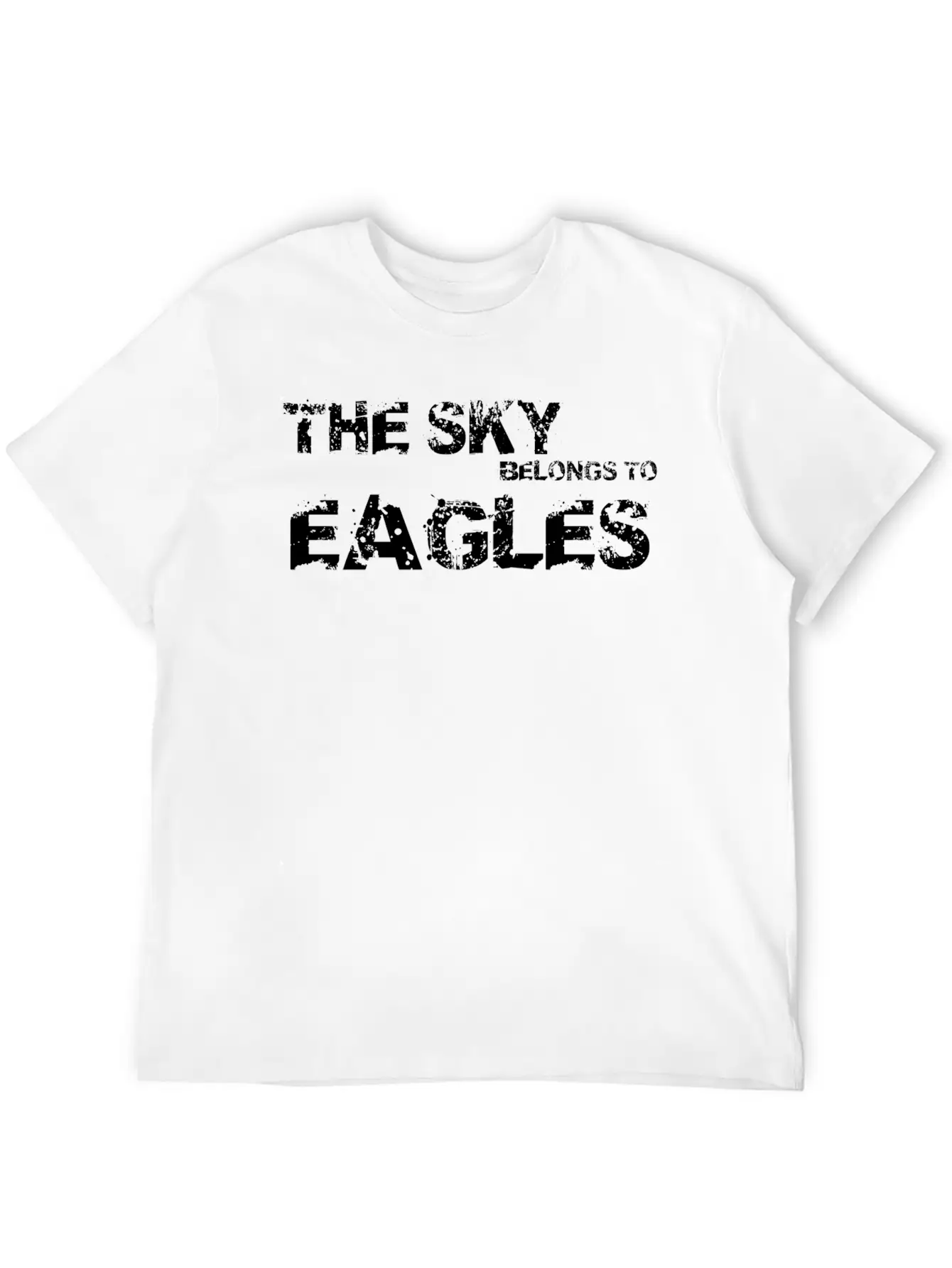 The Sky Belongs To Eagles Lightweight Cotton T-Shirt – Daily Comfort Graphic Shirt