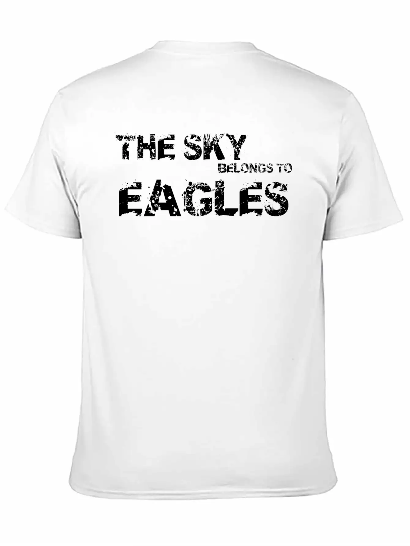 The Sky Belongs To Eagles Lightweight Cotton T-Shirt – Daily Comfort Graphic Shirt